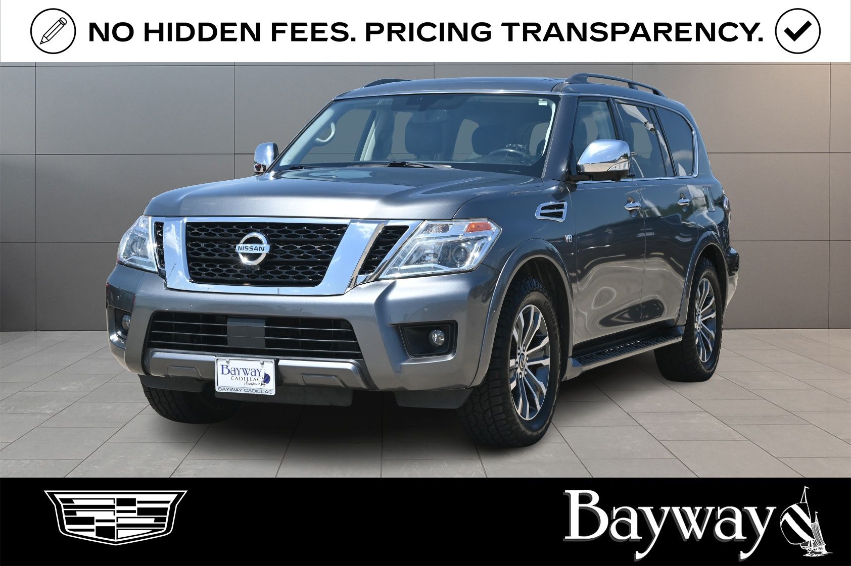 2019 Nissan Armada SL Gray at Big Star Chrysler Jeep Dodge Ram 