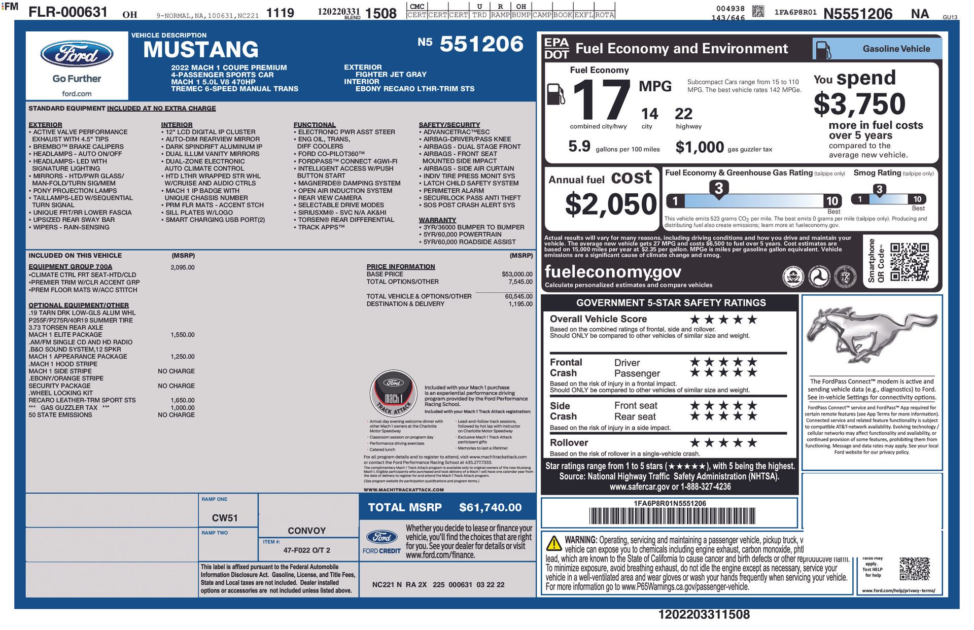 2022 FORD MUSTANG - Image 3