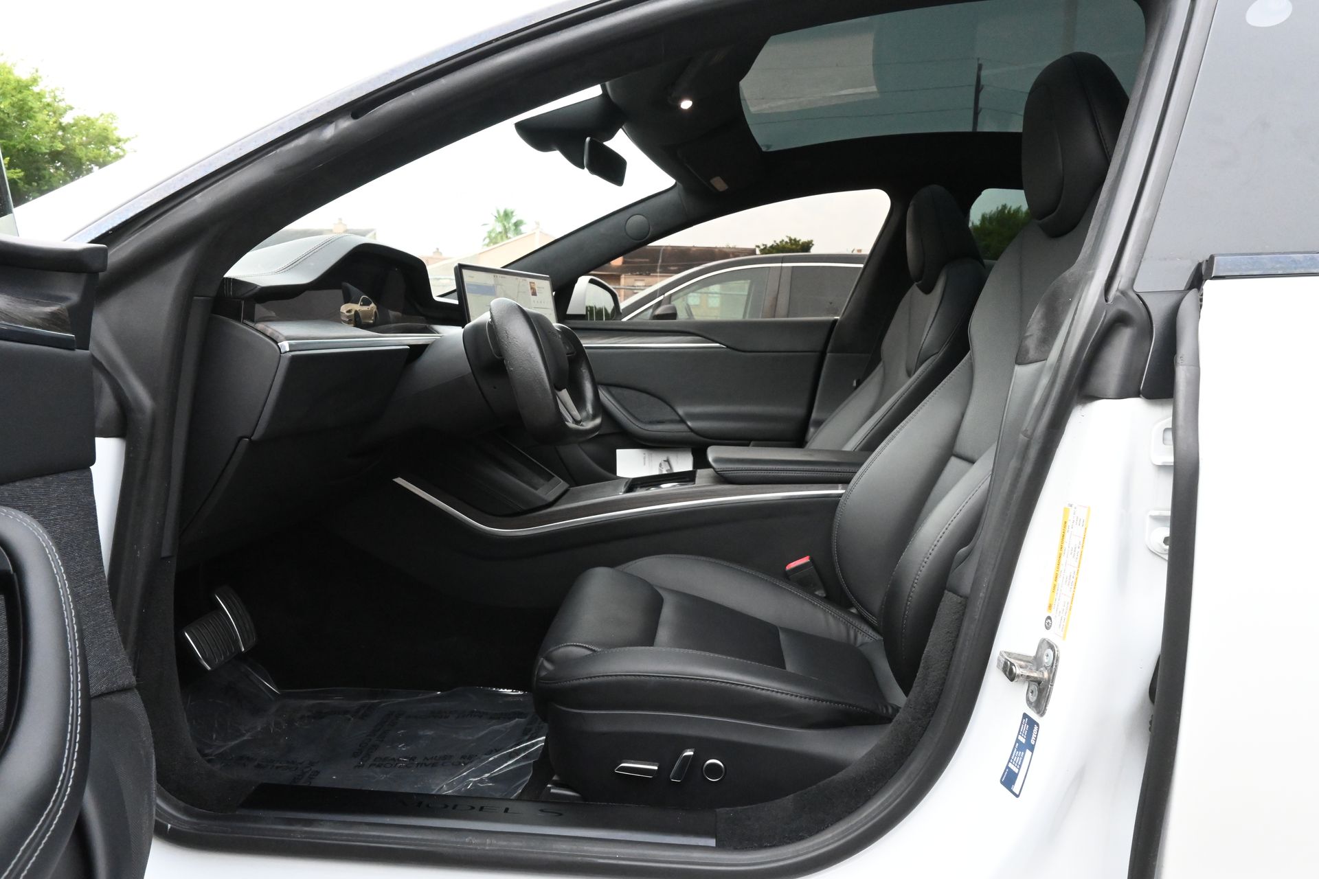 2023 Tesla Model S Standard Range White at Shottenkirk Kia Fort Bend