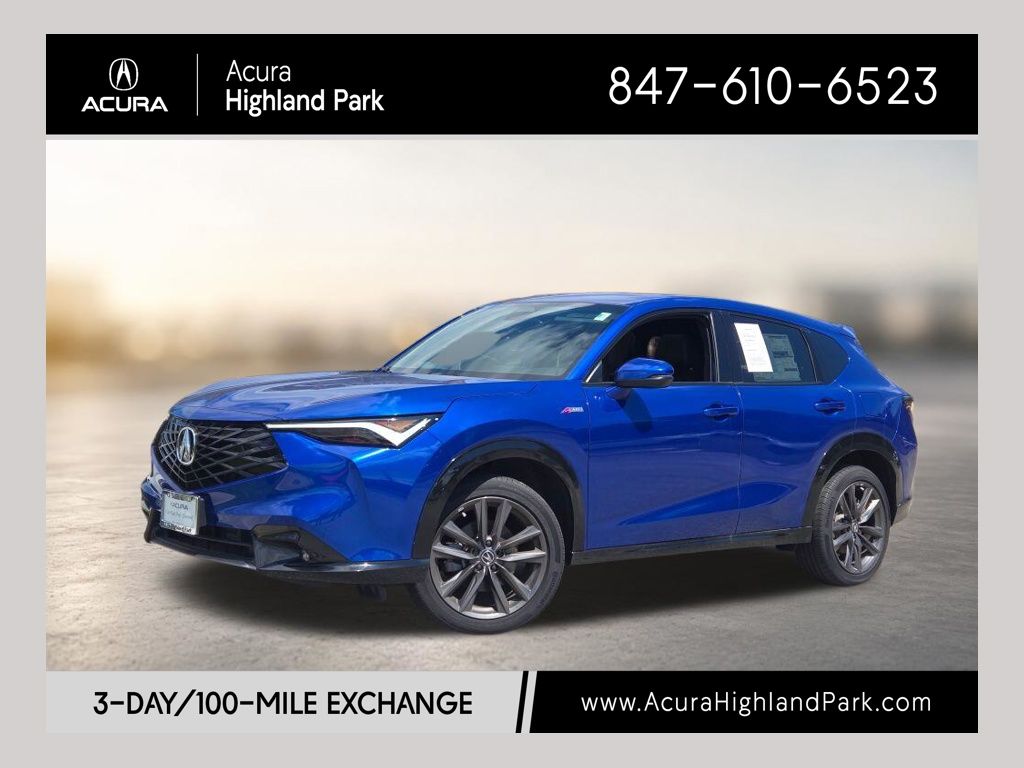 Adriatic Blue Sea Metallic 2025 Acura ADX SUV / Crossover All-Wheel Drive Continuously Variable Transmission