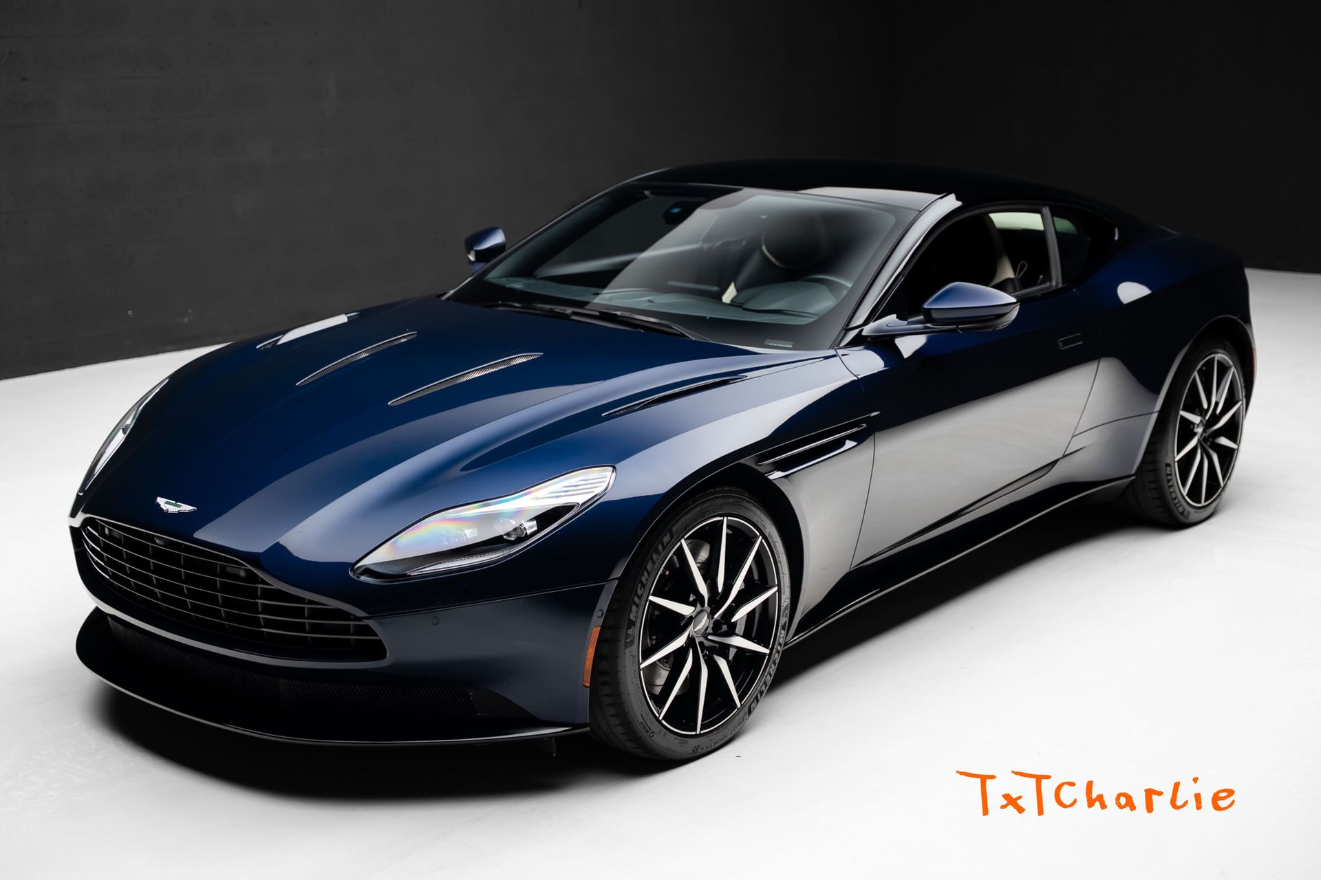 Blue 2018 Aston Martin DB11 Coupe Rear-Wheel Drive 8-Speed Automatic