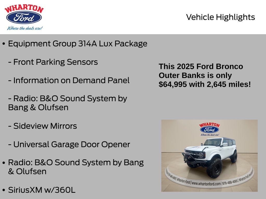 2025 Ford Bronco Outer Banks - 10