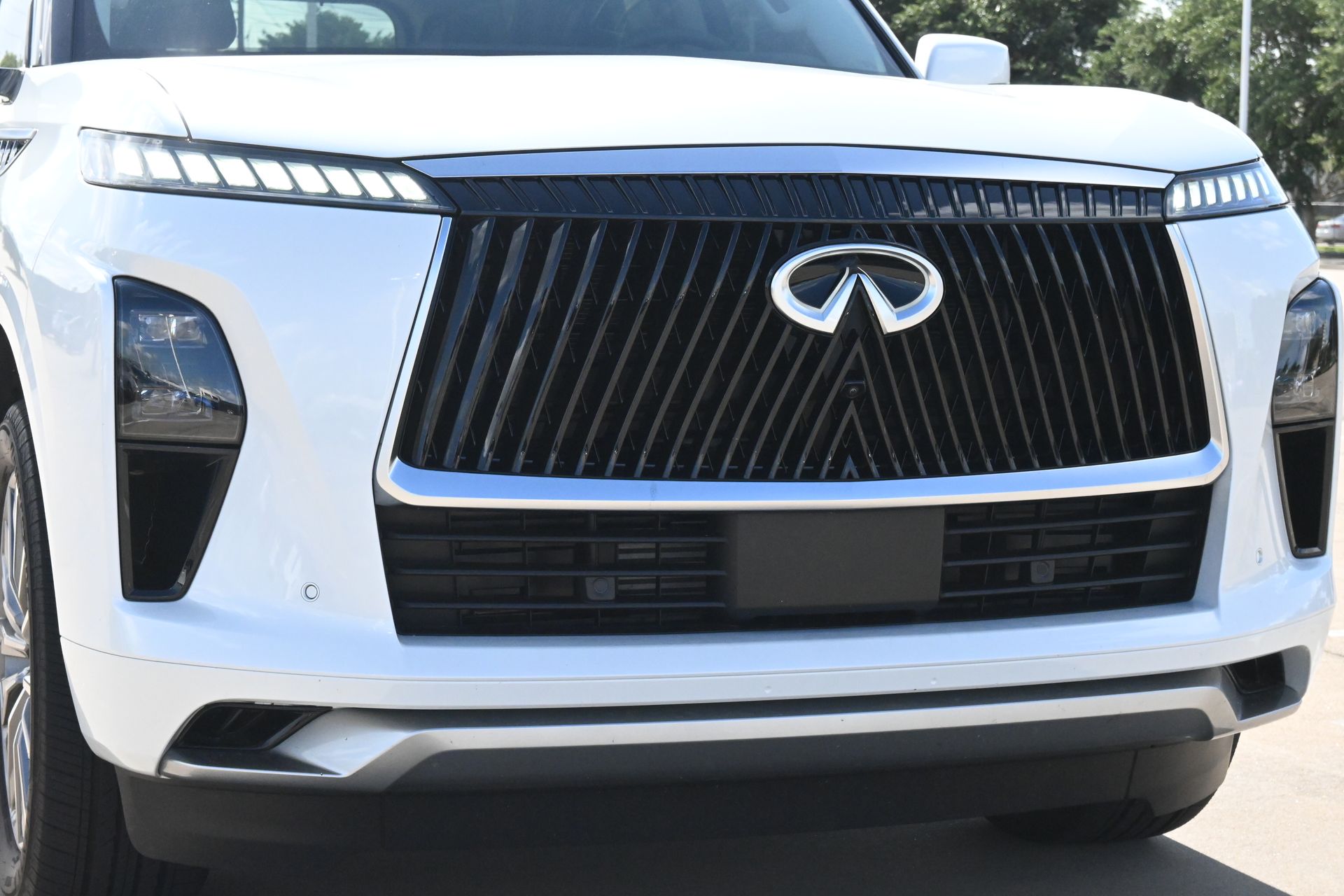 2026 INFINITI QX80 LUXE White at Genesis of Spring