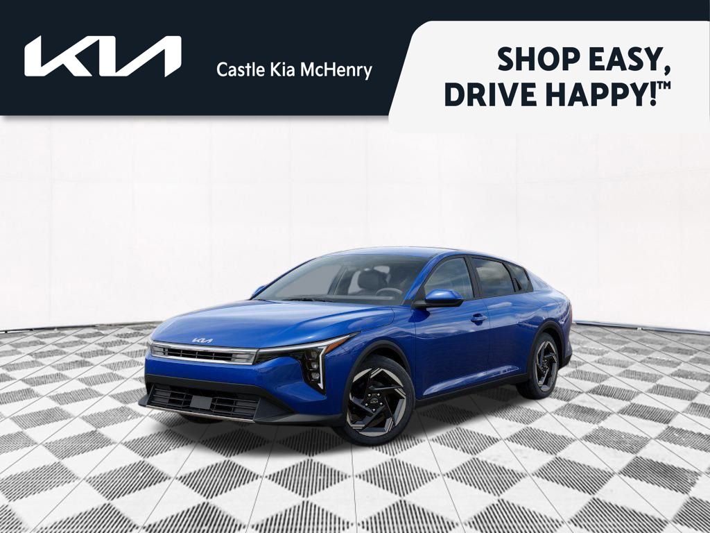Deep Sea Blue 2025 Kia K4 EX FWD Sedan Front-Wheel Drive Continuously Variable Transmission