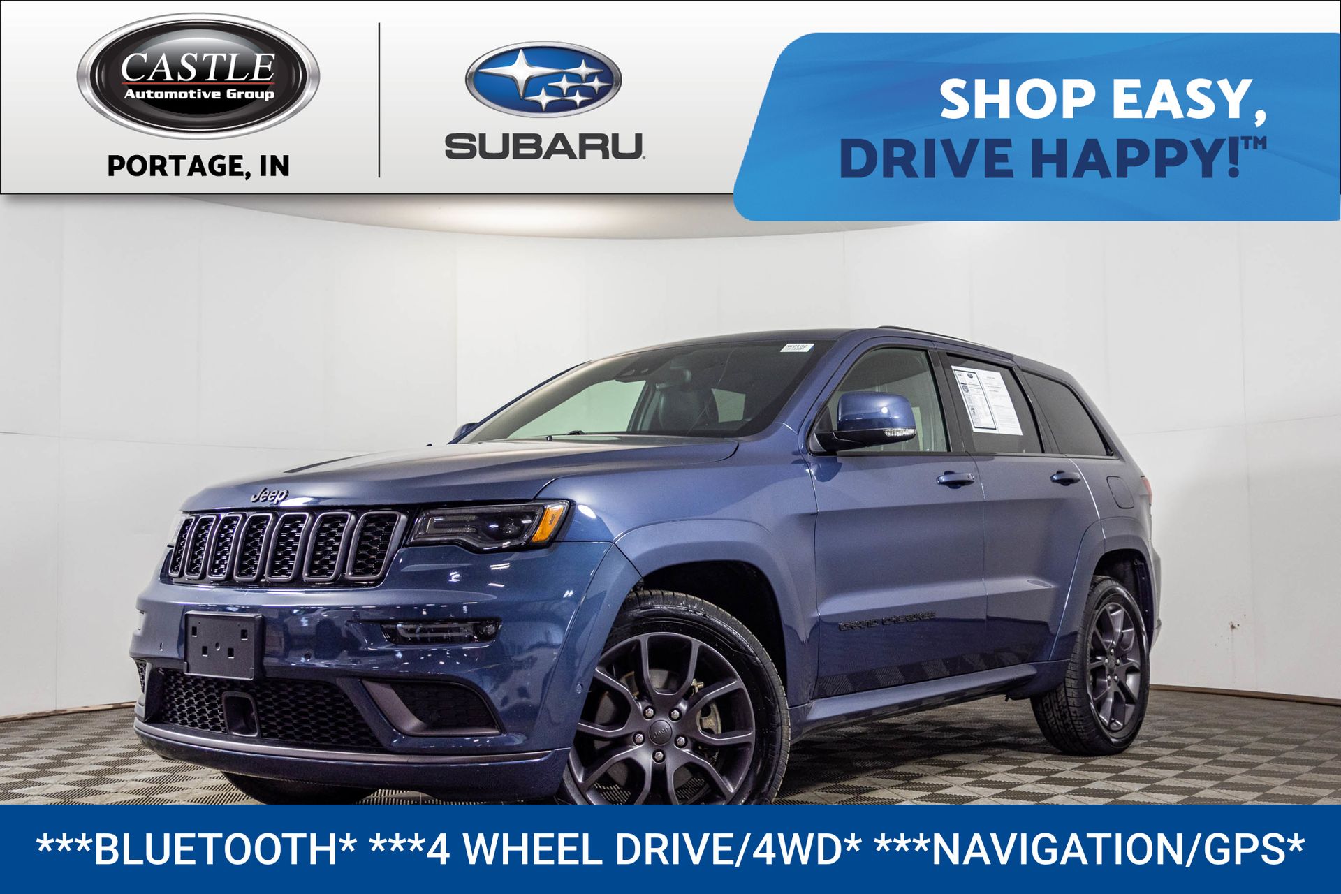 Pacific Blue Clearcoat 2021 Jeep Grand Cherokee High Altitude 4WD SUV / Crossover Four-Wheel Drive 8-Speed Automatic