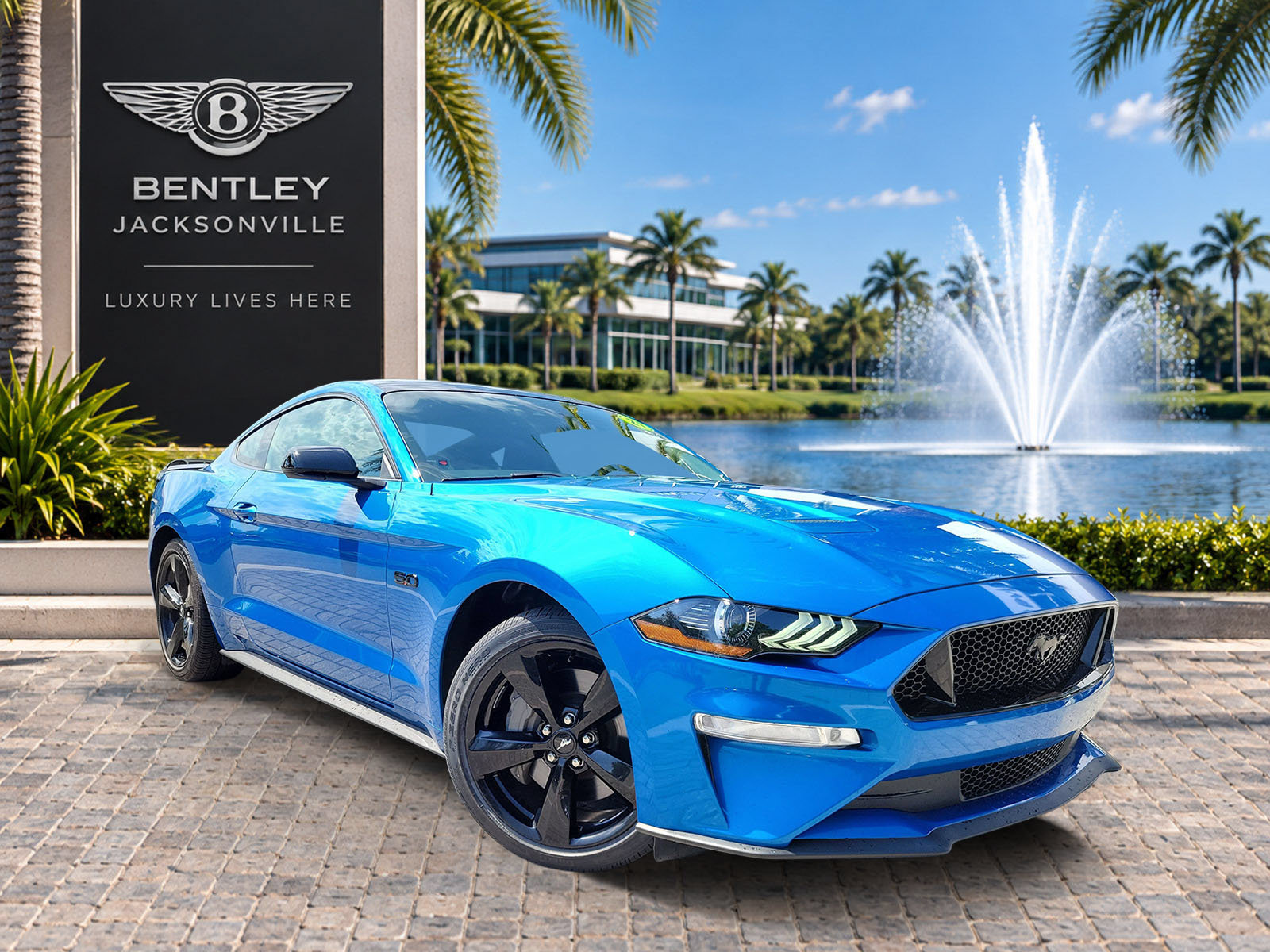 Blue Metallic 2021 Ford Mustang Coupe Rear-Wheel Drive 6-Speed Manual