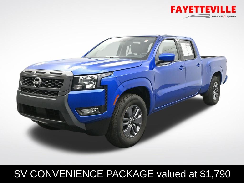 Bluestone Pearl 2025 Nissan Frontier SV Crew Cab LB RWD Pickup Truck 4X2 9-Speed Automatic Overdrive