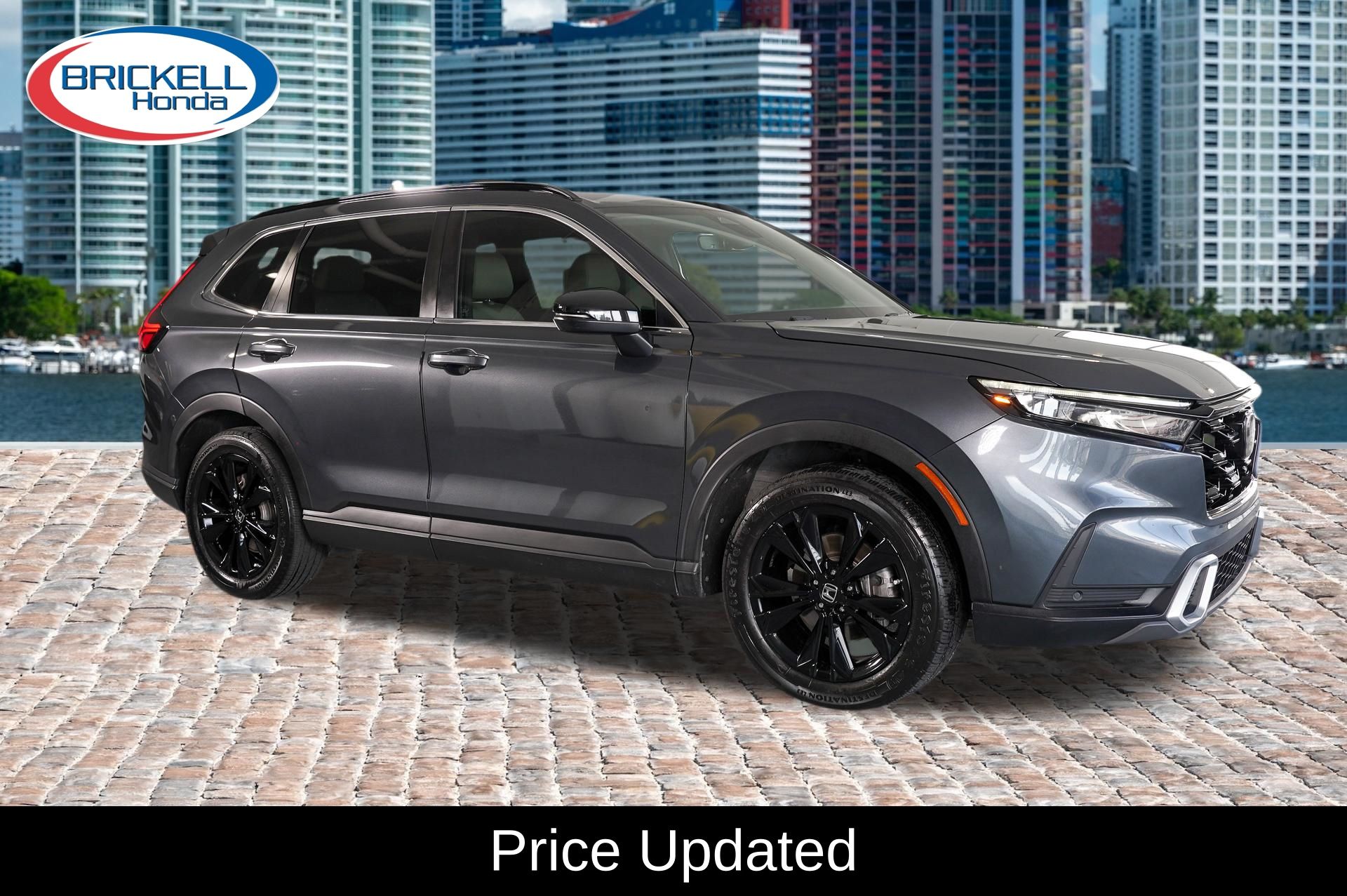 Gray 2023 Honda CR-V Hybrid SUV / Crossover All-Wheel Drive Continuously Variable Transmission