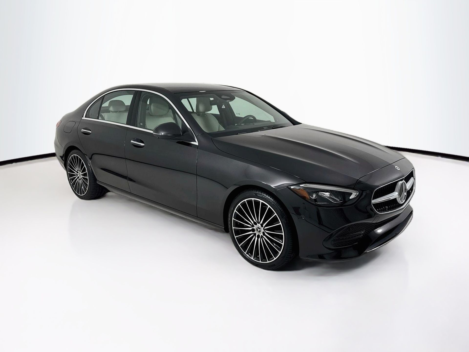 Graphite Gray Metallic 2026 Mercedes-Benz C-Class Sedan Rear-Wheel Drive 9-Speed Automatic