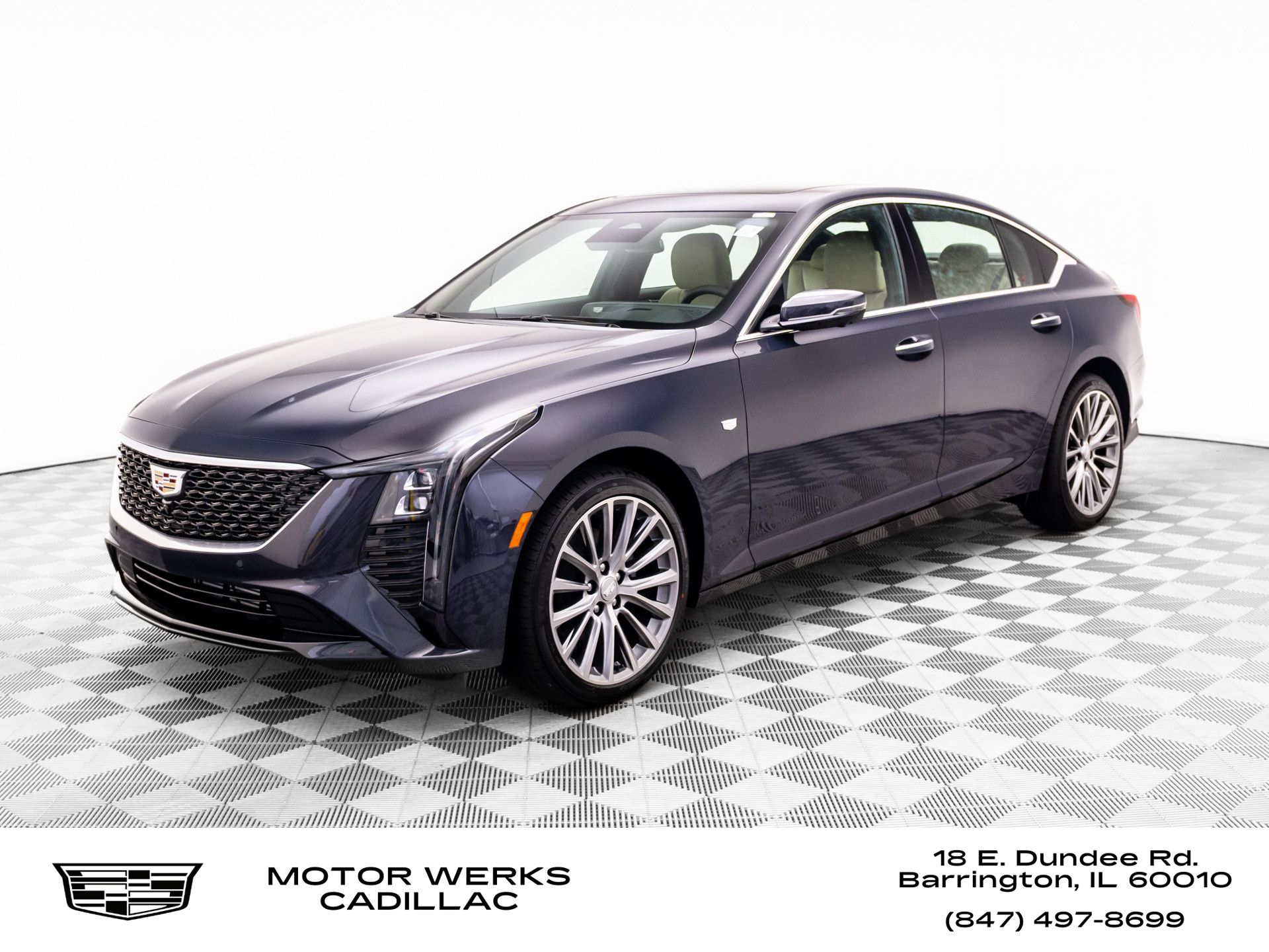 Midnight Sky Metallic 2026 Cadillac CT5 Sedan All-Wheel Drive Automatic