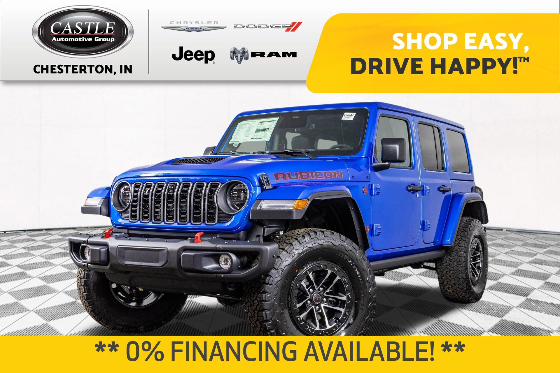 Hydro Blue Pearl Coat 2026 Jeep Wrangler SUV / Crossover Four-Wheel Drive 8-Speed Automatic