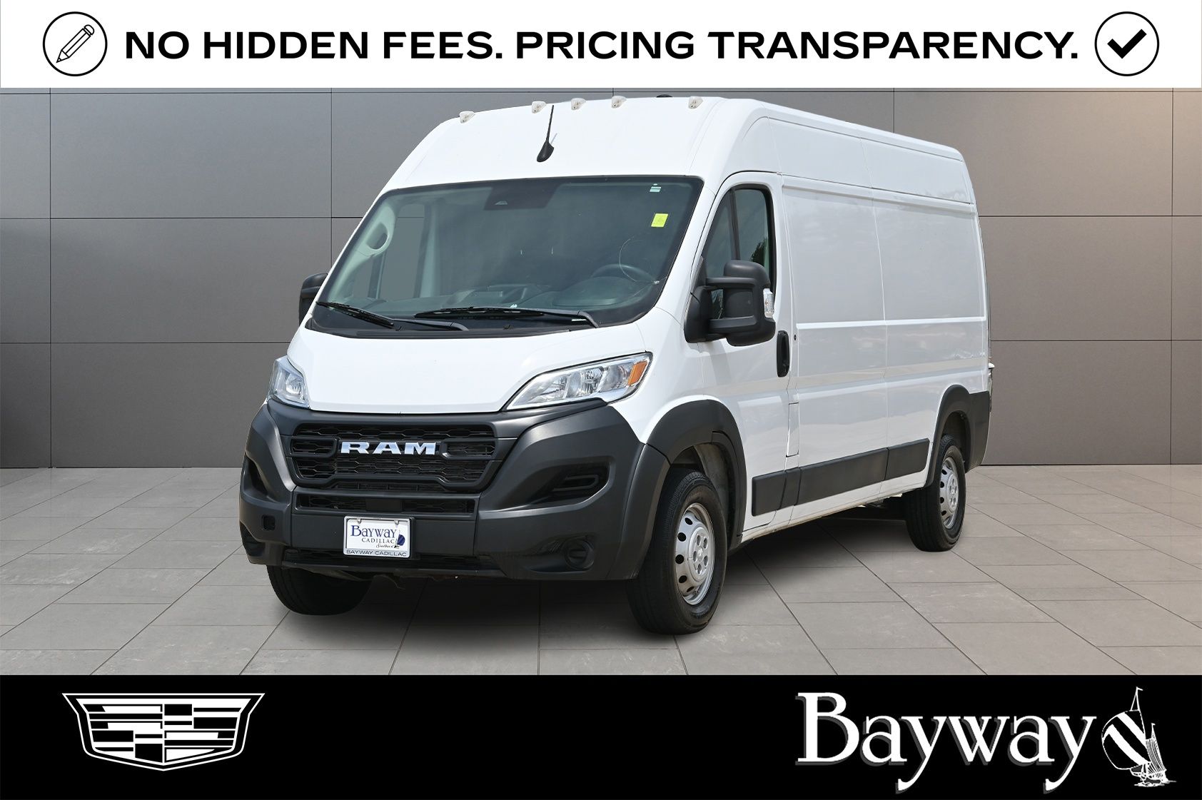 2023 Ram ProMaster 2500 High Roof White at Texan Dodge Chrysler Jeep Ram