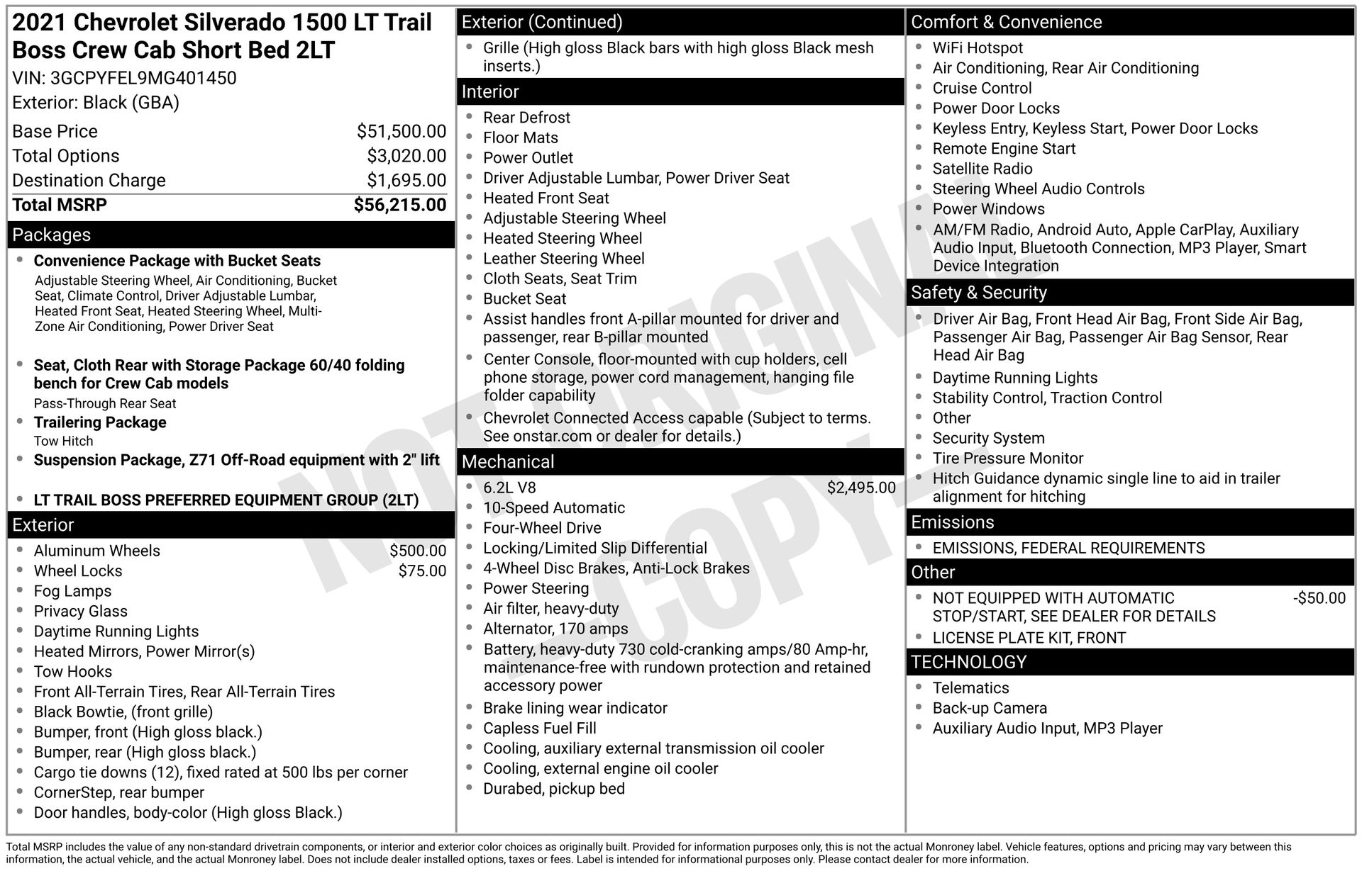 2021 CHEVROLET SILVERADO - Image 3