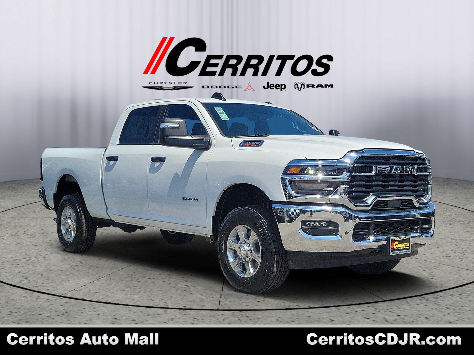 Bright White Clearcoat 2026 RAM 2500 Pickup Truck Four-Wheel Drive 8-Speed Automatic