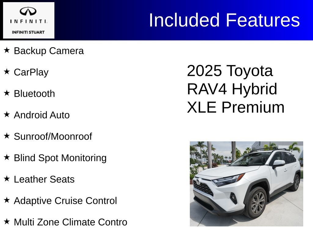 used 2025 Toyota RAV4 Hybrid car, priced at $39,750