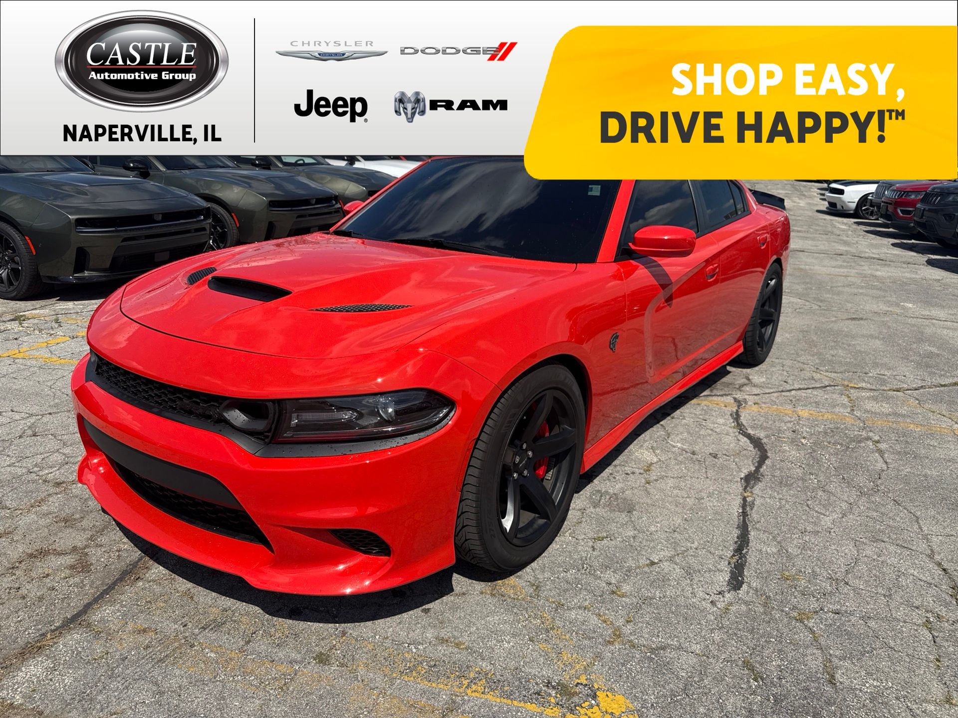 Go Mango! 2018 Dodge Charger Sedan Rear-Wheel Drive 8-Speed Automatic