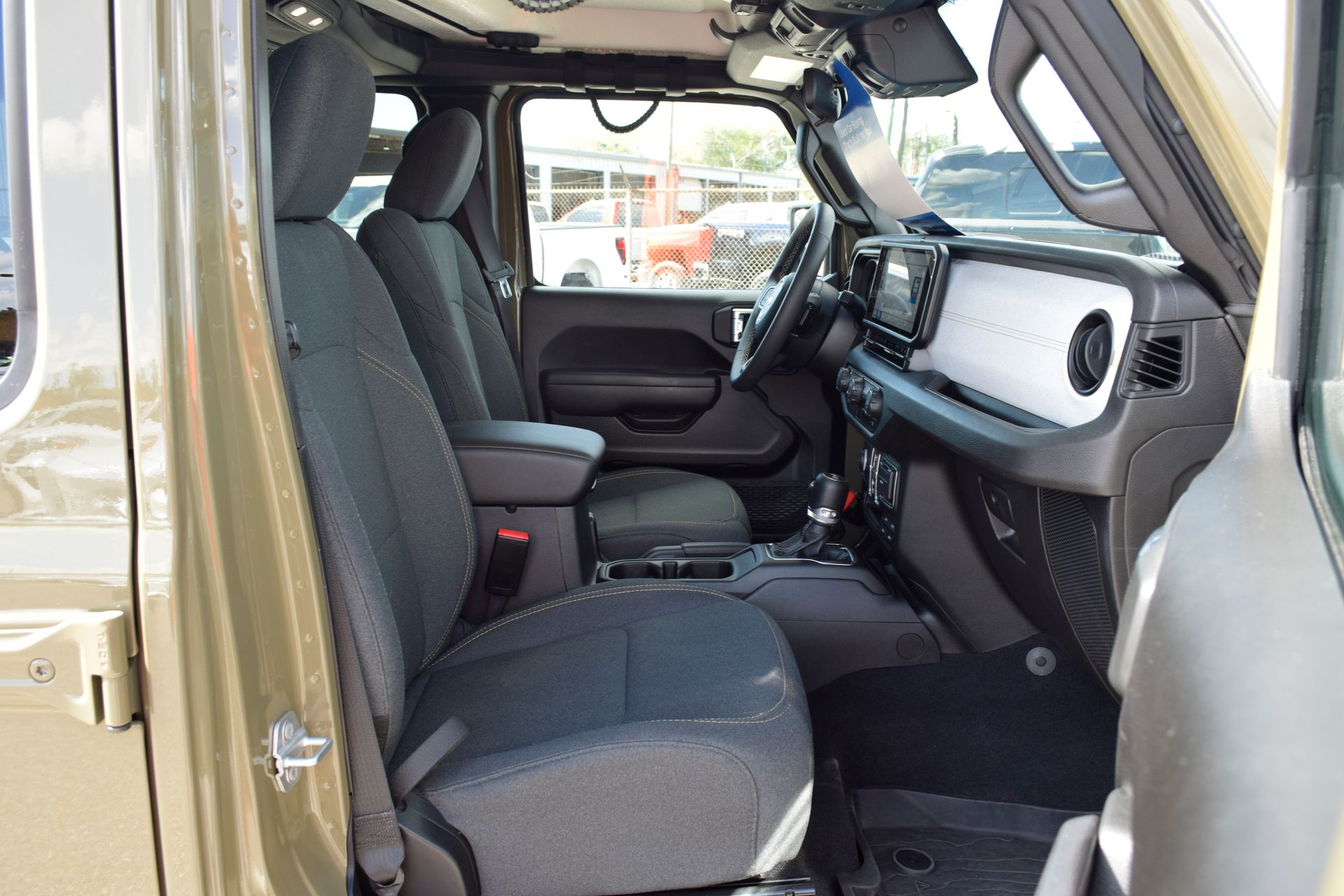 2025 Jeep Wrangler Sport S Green at Mac Haik CDJR North Houston