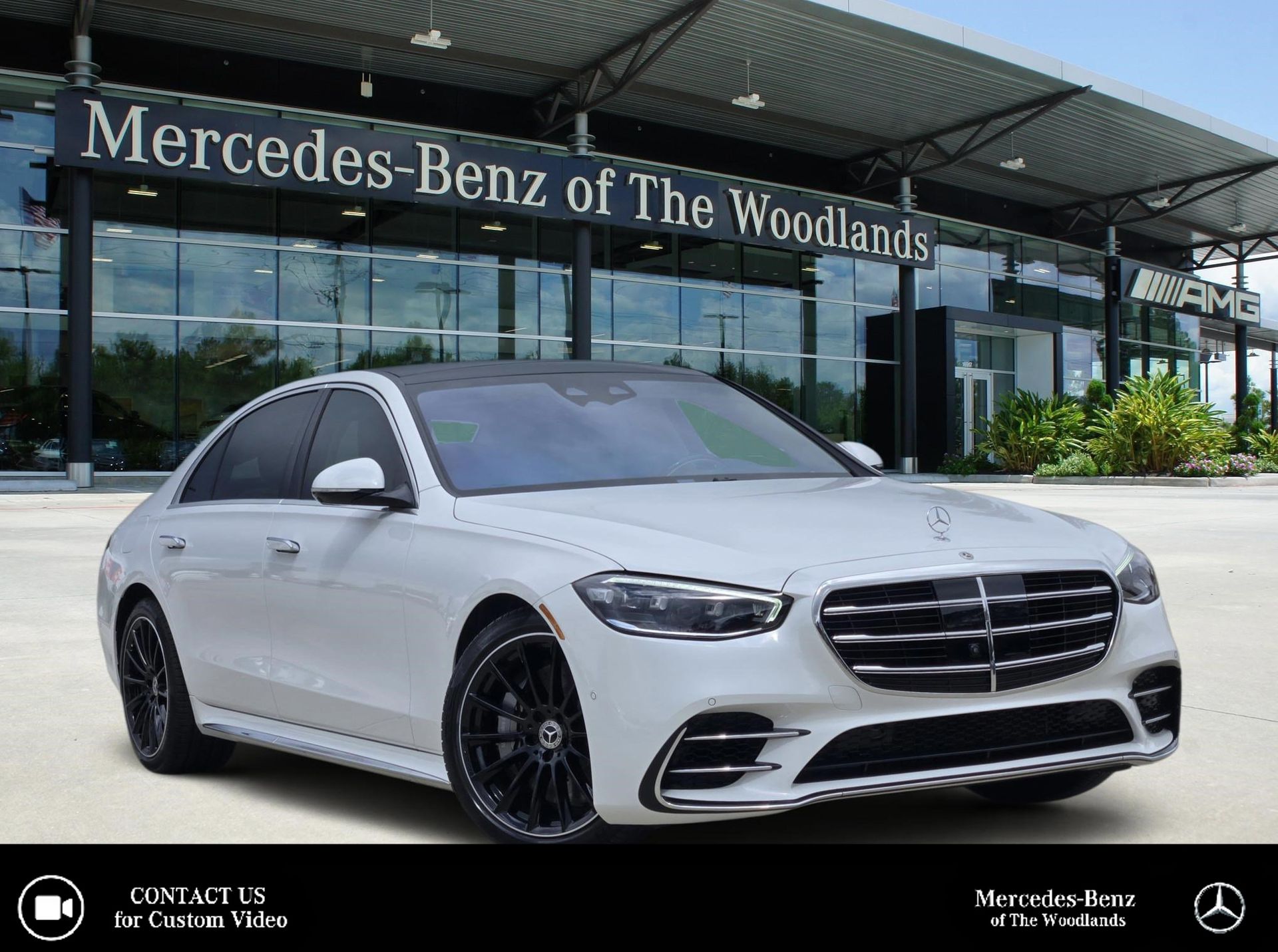 MANUFAKTUR Moonlight White Metallic 2026 Mercedes-Benz S-Class S 580 4MATIC Sedan All-Wheel Drive 9-Speed Automatic