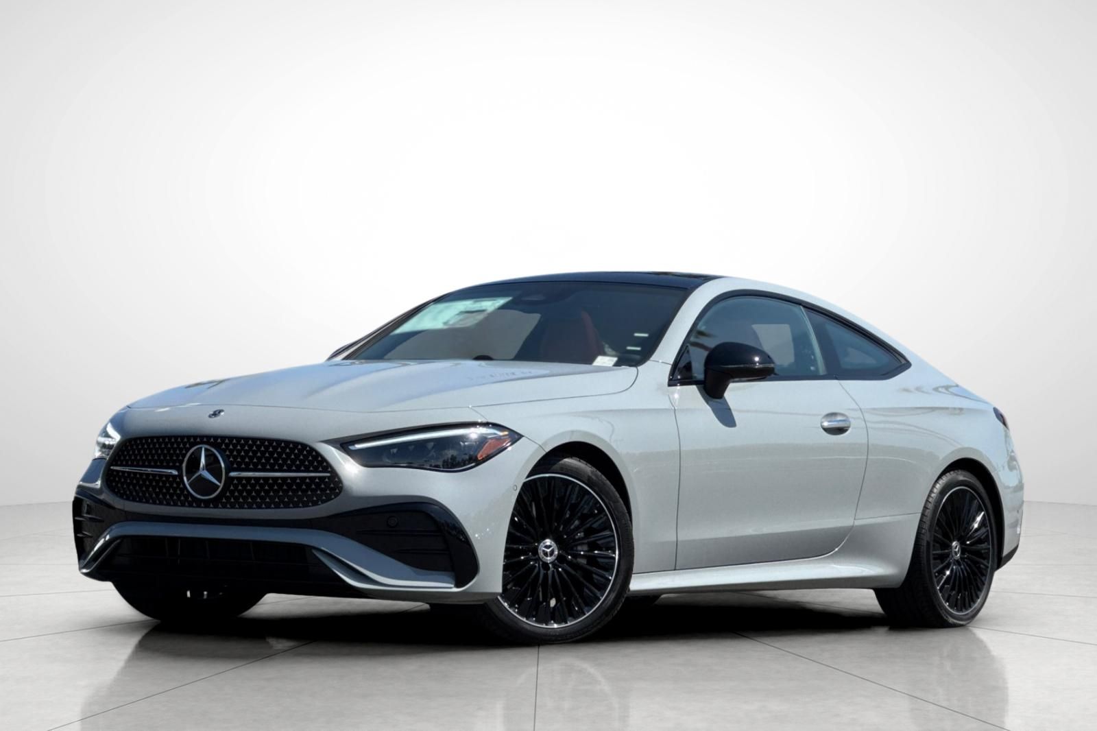 Gray (MANUFAKTUR Alpine Grey Mt) 2026 Mercedes-Benz CLE Coupe All-Wheel Drive 9-Speed Automatic