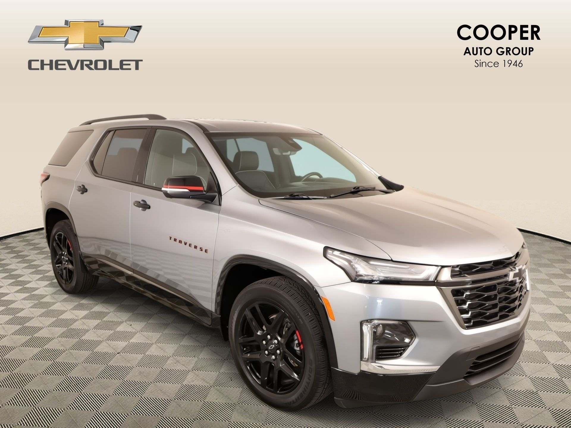 Sterling Gray Metallic 2023 Chevrolet Traverse Premier AWD SUV / Crossover Four-Wheel Drive 9-Speed Automatic