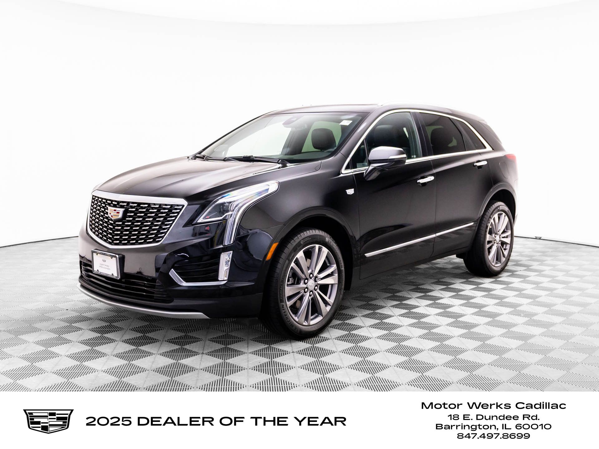 Stellar Black Metallic 2024 Cadillac XT5 Premium Luxury AWD SUV / Crossover Four-Wheel Drive 9-Speed Automatic