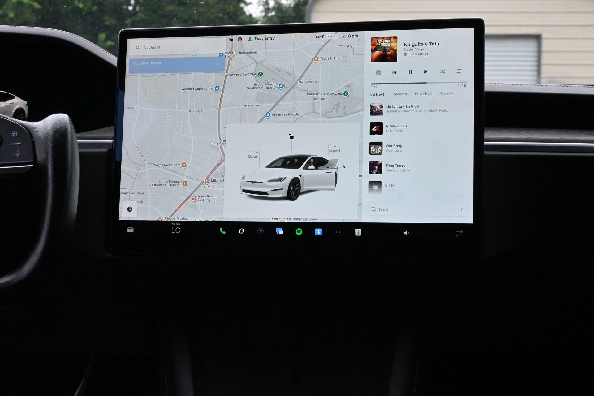 2023 Tesla Model S Standard Range White at Shottenkirk Kia Fort Bend