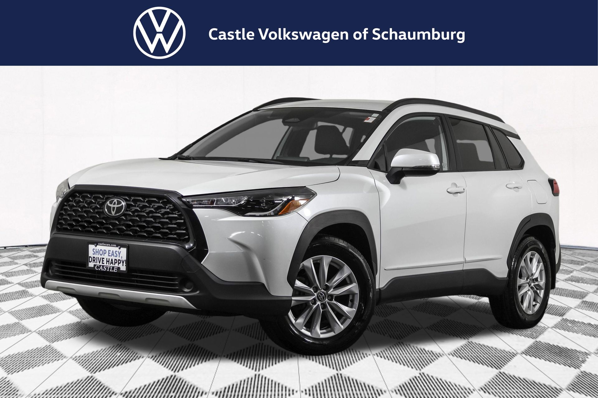 White (Wind Chill Pearl) 2023 Toyota Corolla Cross SUV / Crossover All-Wheel Drive Continuously Variable Transmission