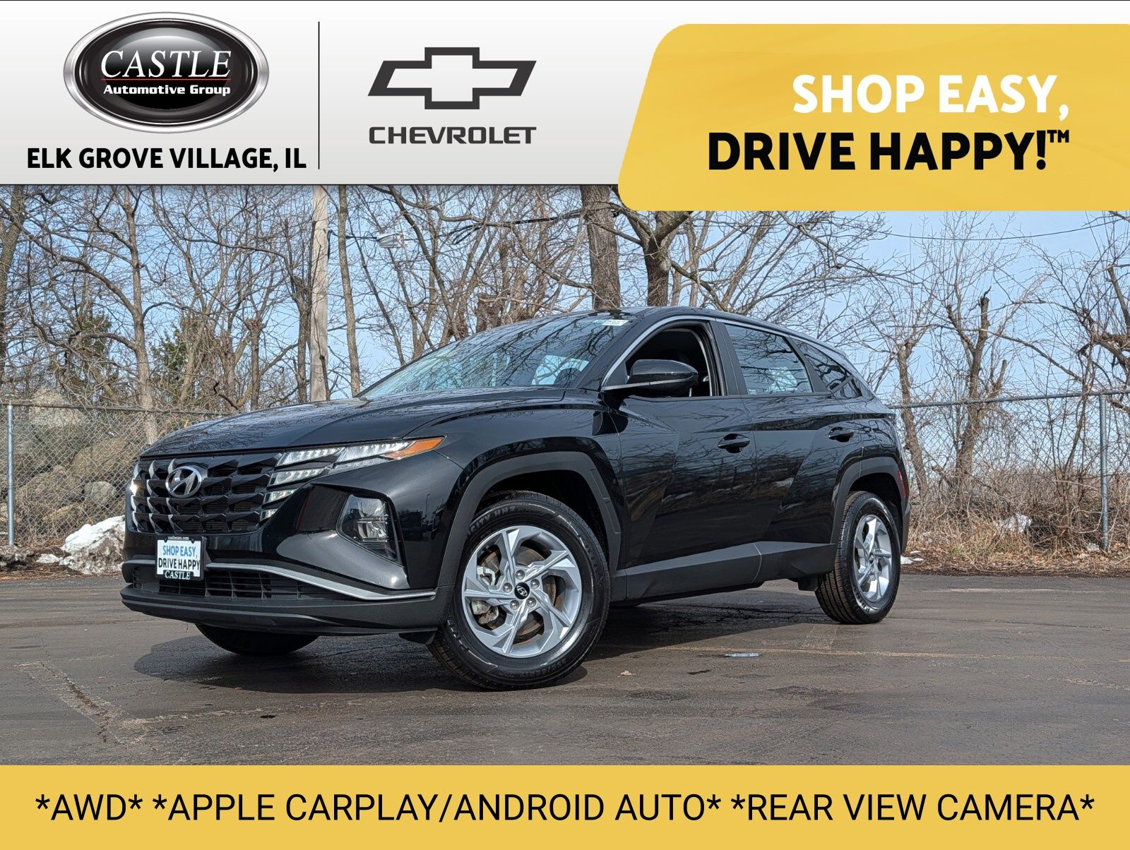 Black Pearl 2024 Hyundai Tucson SUV / Crossover All-Wheel Drive 8-Speed Automatic