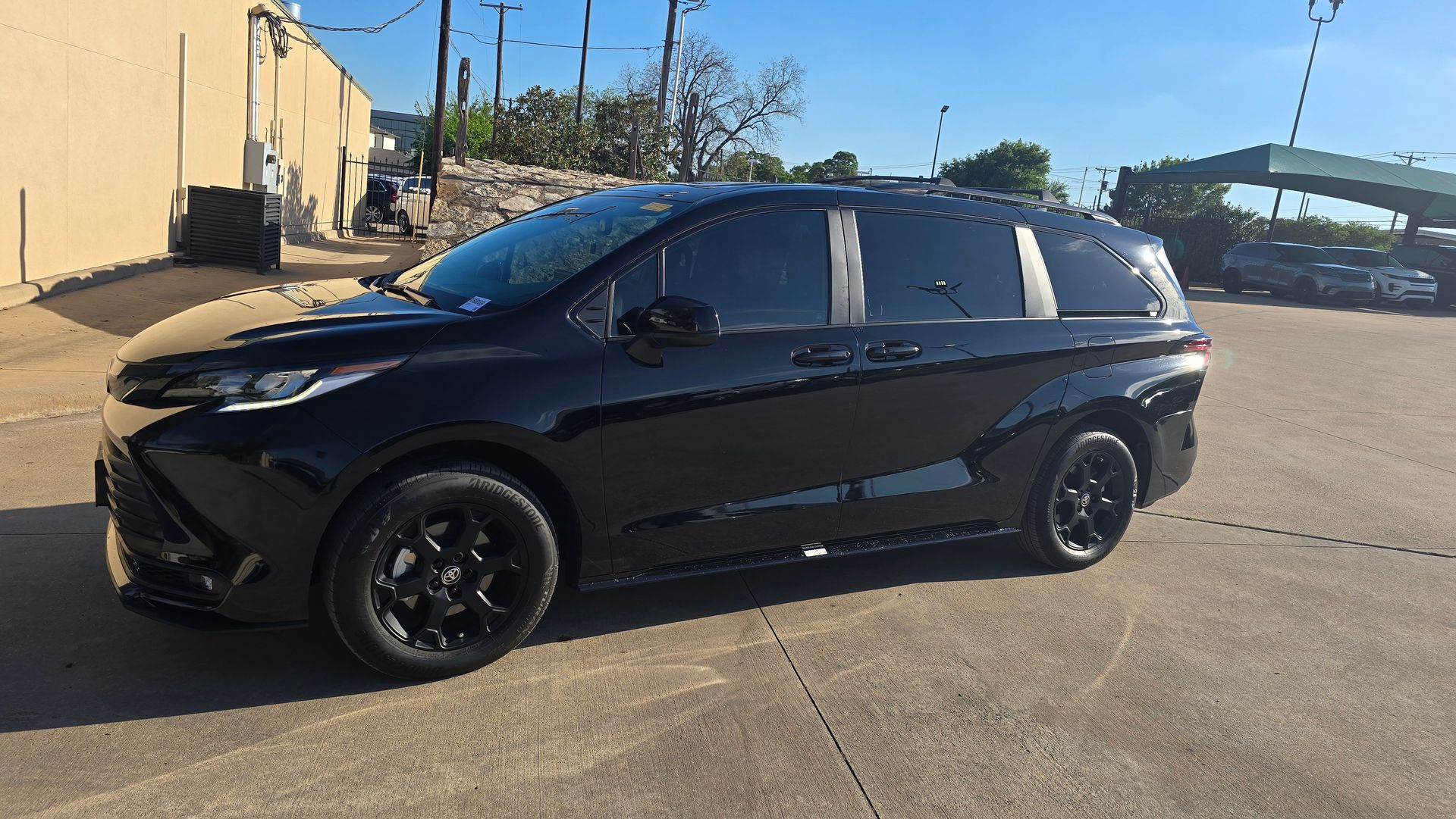 Midnight Black Metallic 2025 Toyota Sienna Woodland Edition 7-Passenger AWD Minivan All-Wheel Drive Continuously Variable Transmission