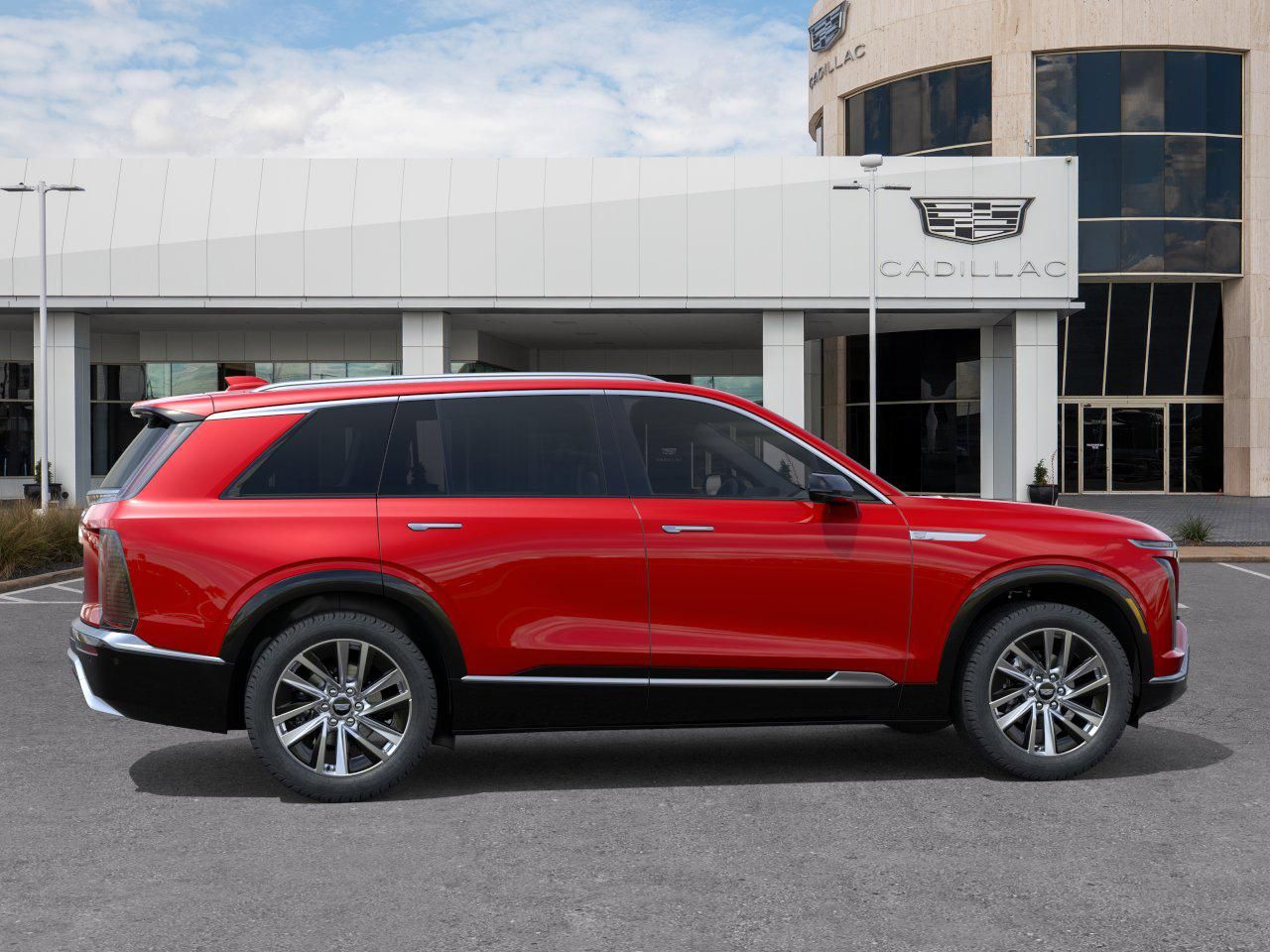 2027 Cadillac VISTIQ Luxury Red at Bayway Cadillac of The Woodlands