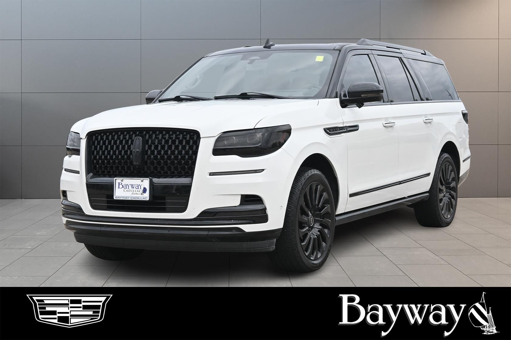 2022 Lincoln Navigator L Black Label White at Classic Chevrolet Galveston