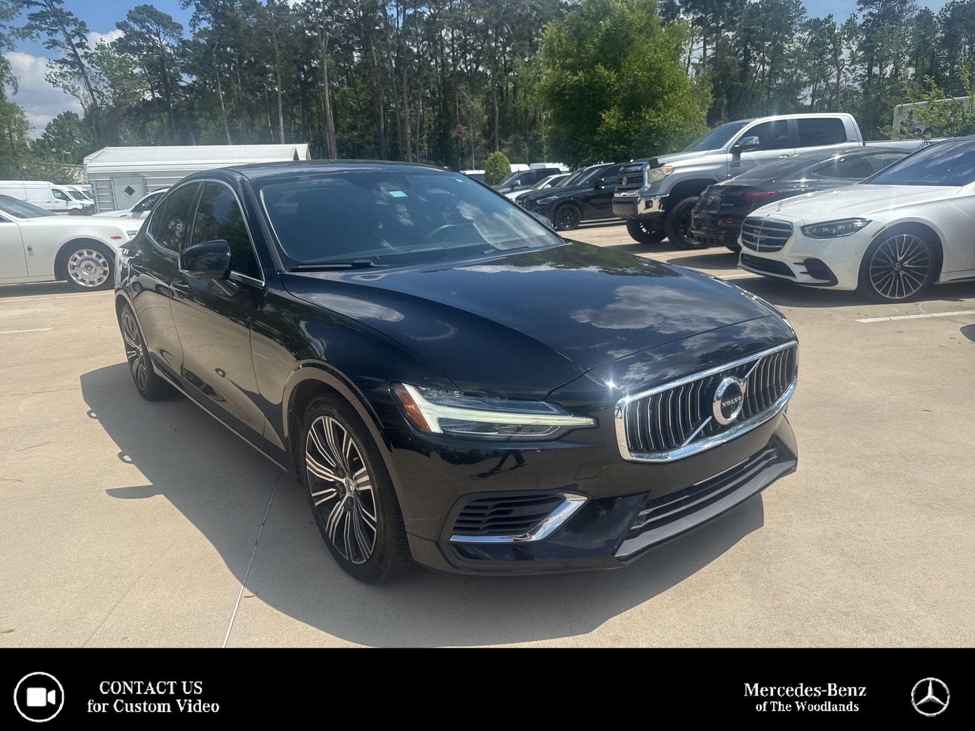 Black Stone 2021 Volvo S60 Hybrid Plug-in Recharge Inscription eAWD Sedan All-Wheel Drive Automatic