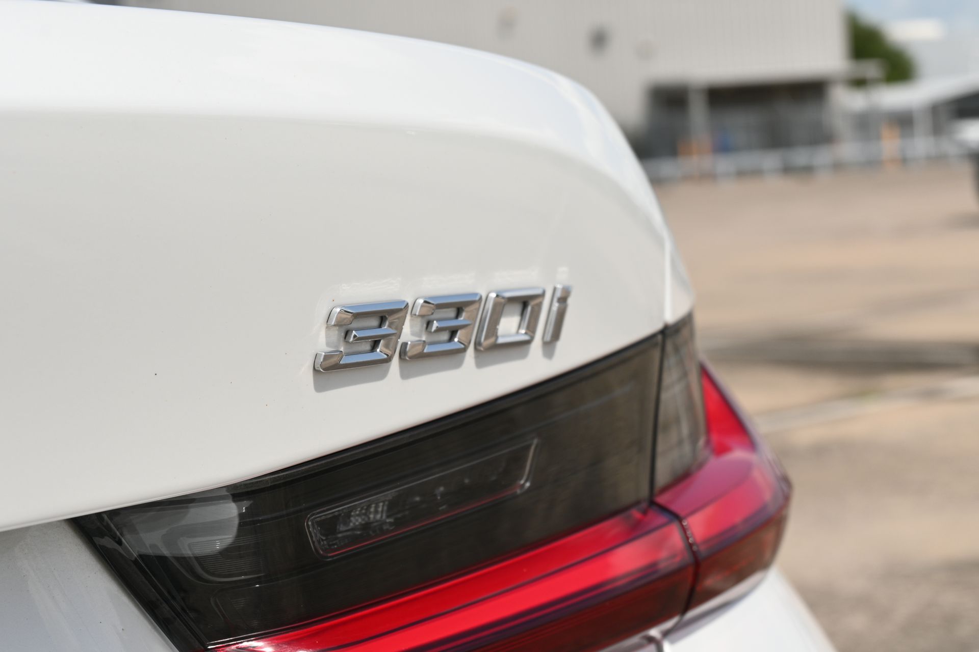 2026 BMW 3 Series 330i White at North Houston Mitsubishi