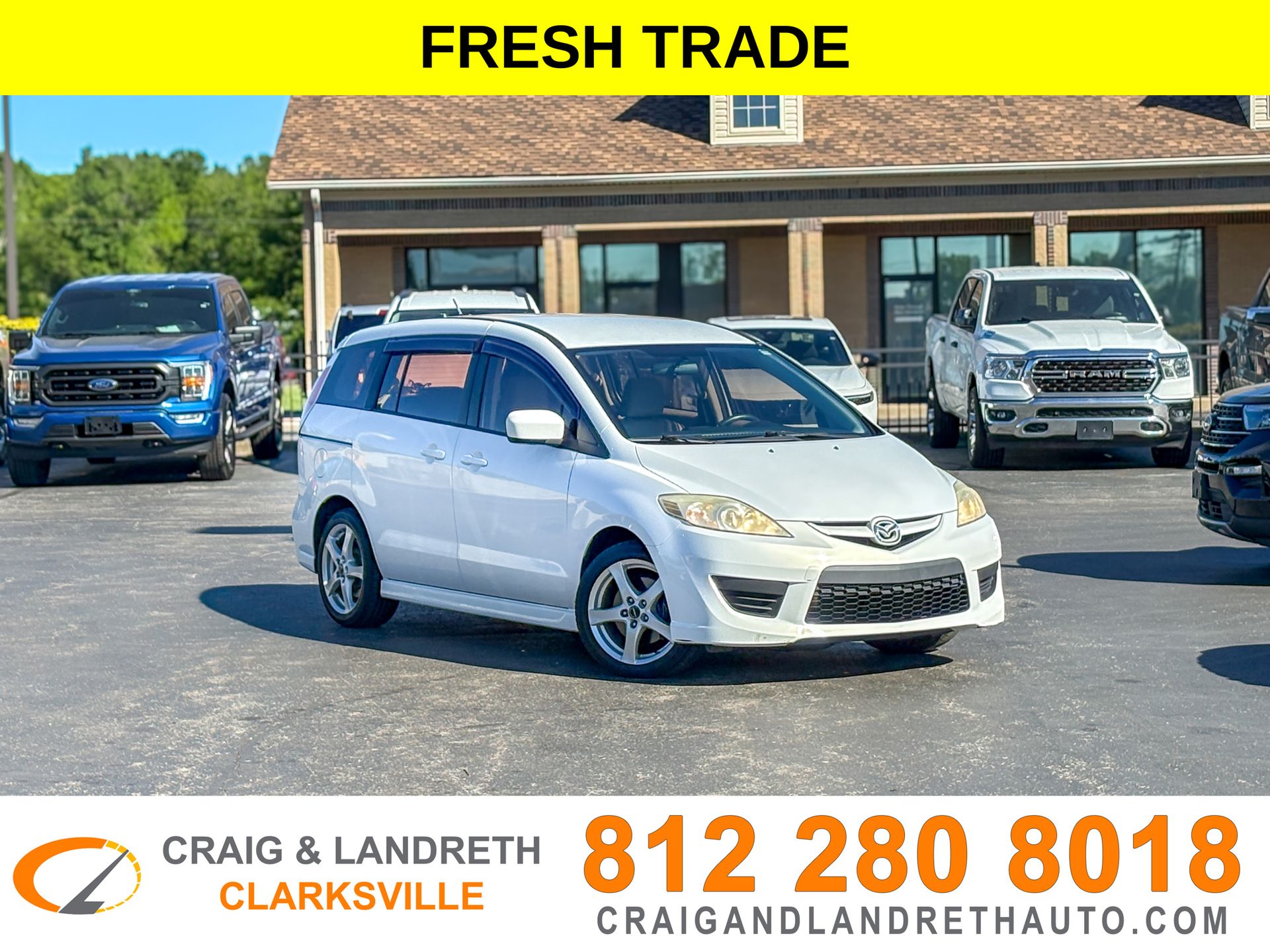 2010 Mazda MAZDA5 Sport Minivan Front-Wheel Drive 5-Speed Automatic