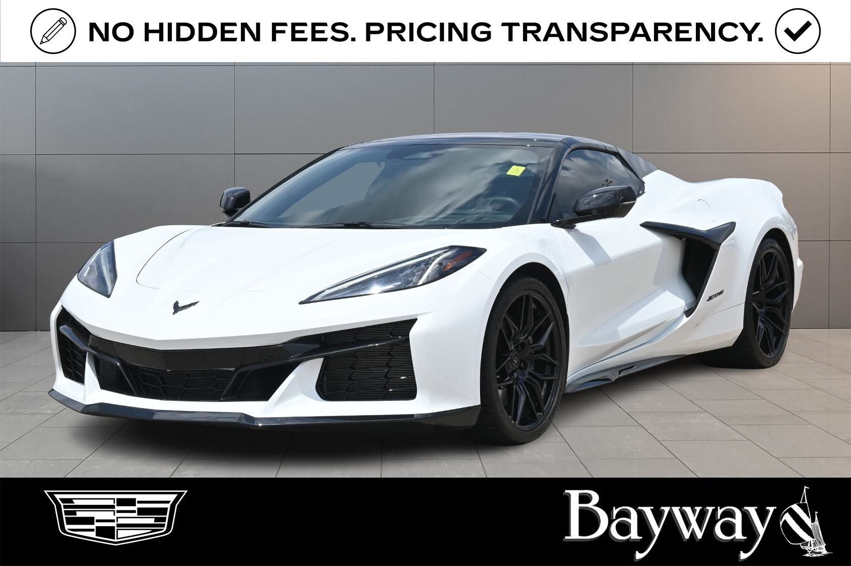 2026 Chevrolet Corvette Z06 White at Classic Elite Chevrolet Sugar Land