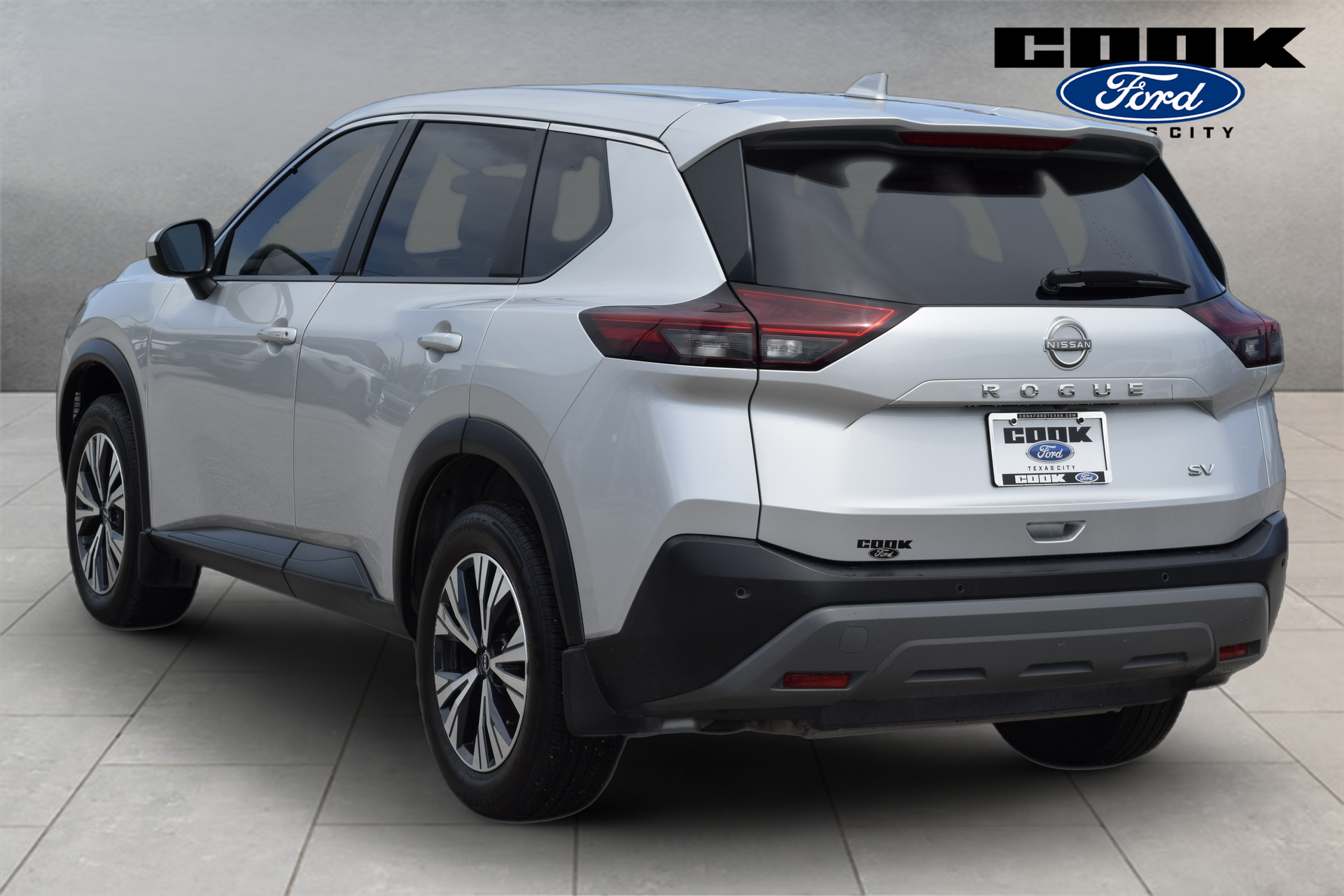 2023 Nissan Rogue SV Silver at South Houston Nissan
