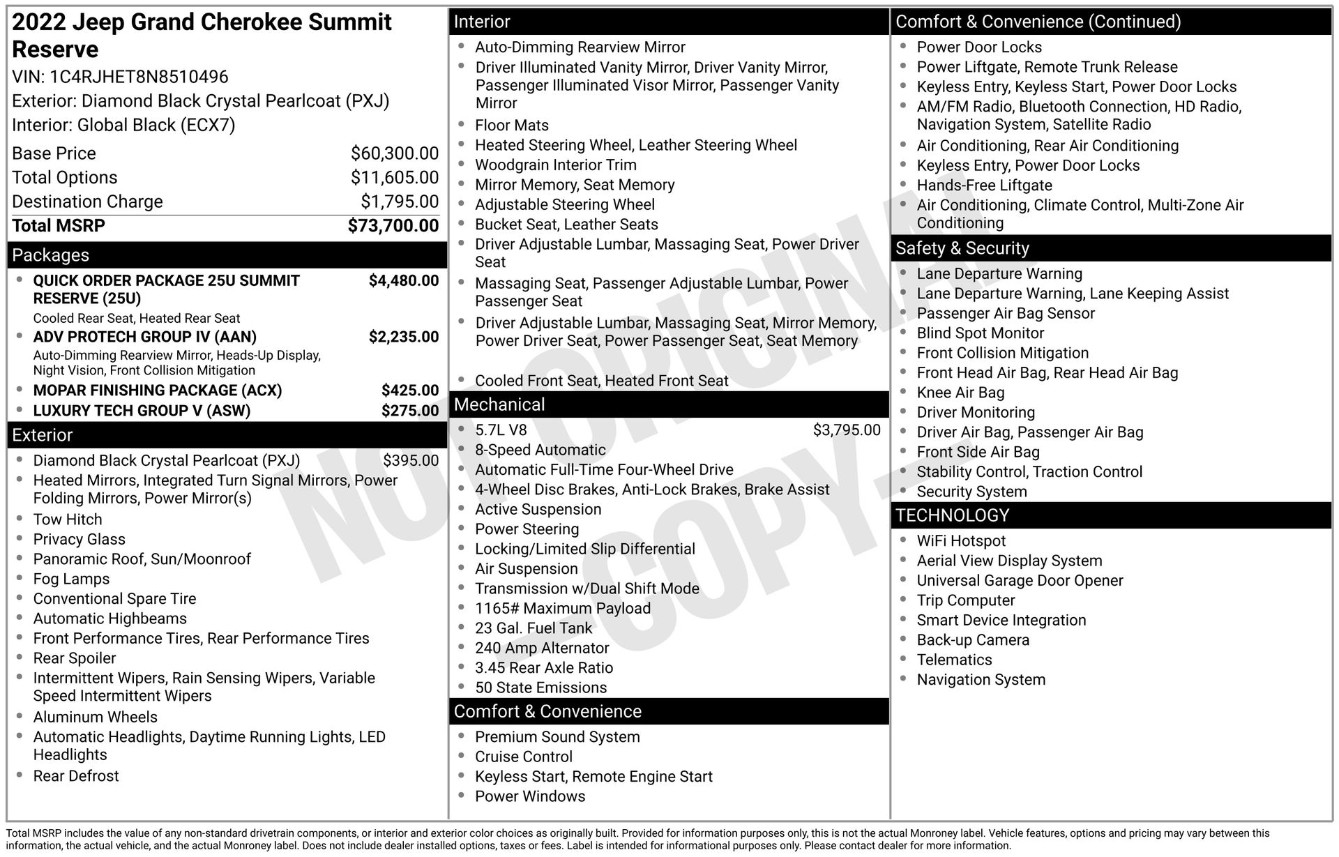 2022 JEEP GRAND CHEROKEE - Image 3