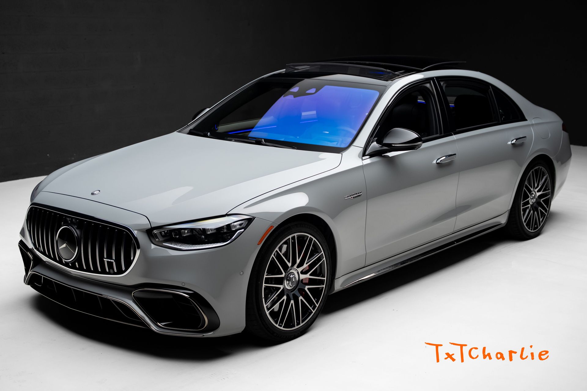 MANUFAKTUR Alpine gray 2024 Mercedes-Benz S-Class Sedan All-Wheel Drive 9-Speed Automatic