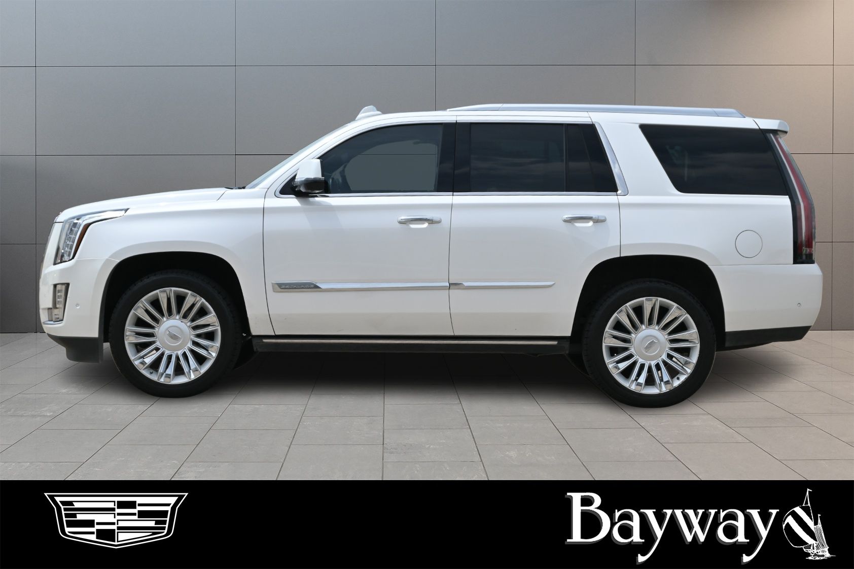 2017 Cadillac Escalade Platinum Edition White at Parkway Family Mazda
