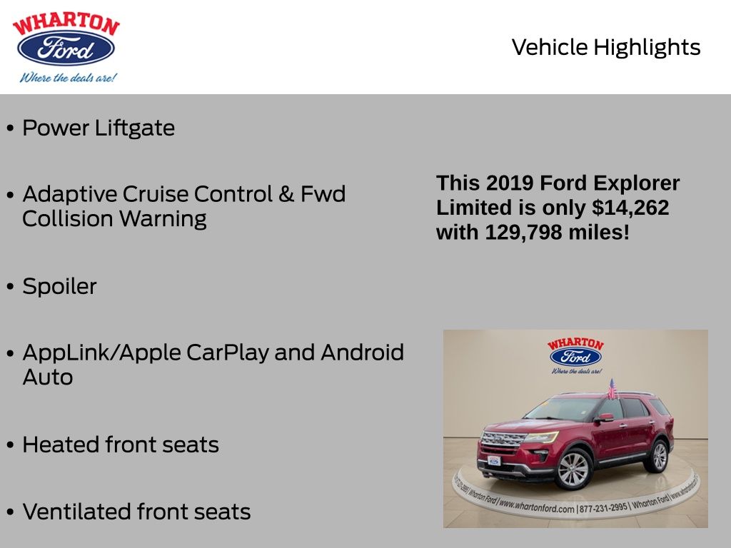 2019 Ford Explorer Limited - 10