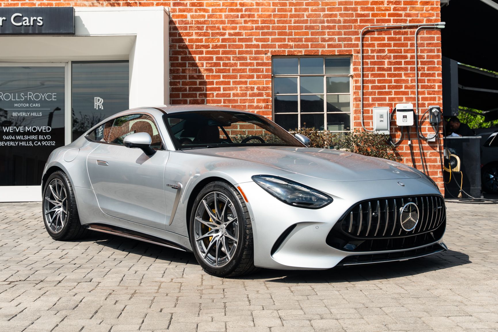 Cirrus Silver Metallic 2025 Mercedes-Benz AMG GT Coupe All-Wheel Drive 9-Speed Automatic