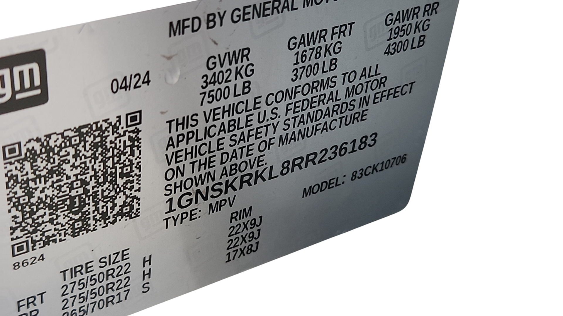 2024 Chevrolet Tahoe