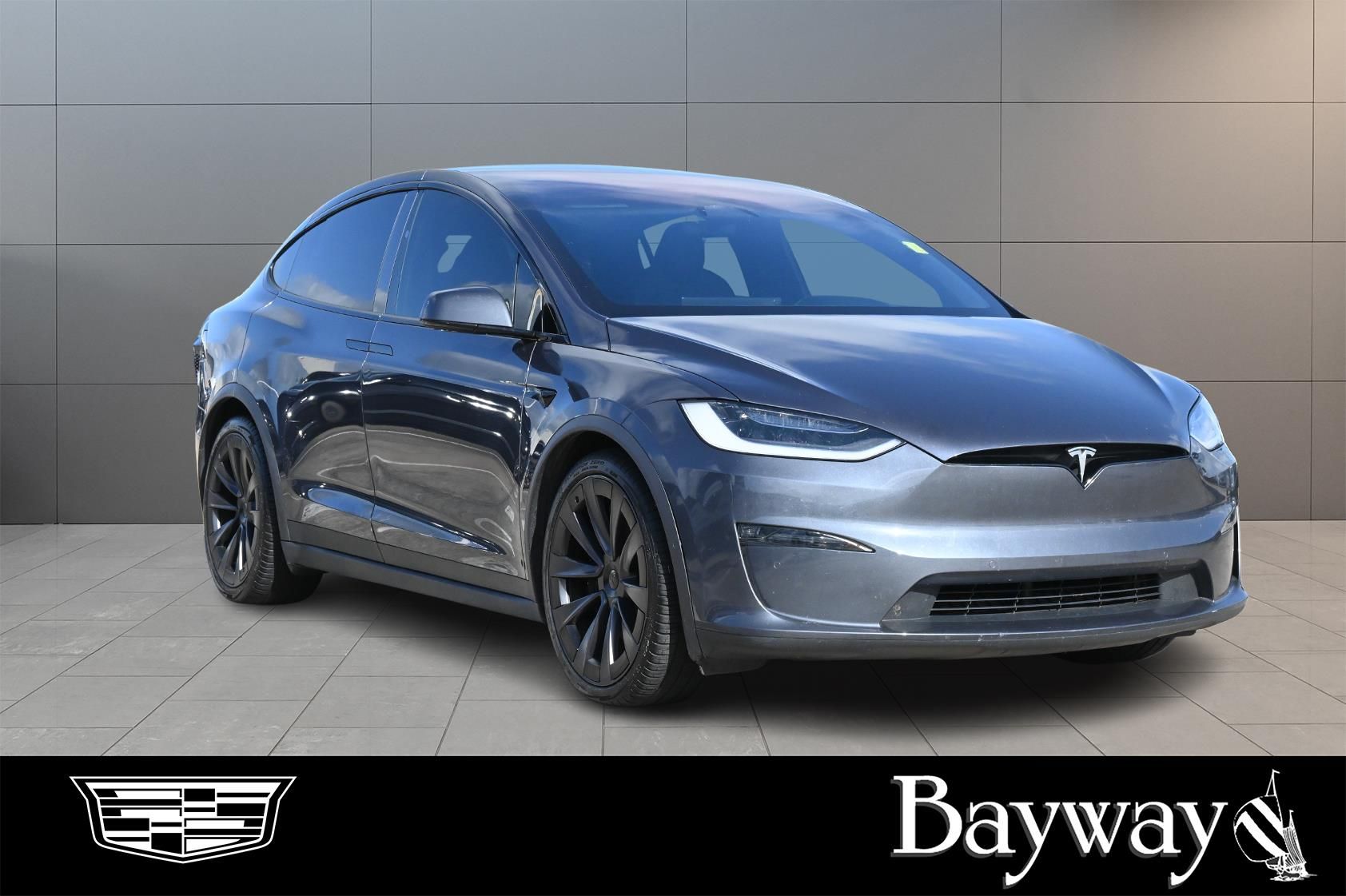 2023 Tesla Model X Standard Range Gray at DeMontrond Automotive Group
