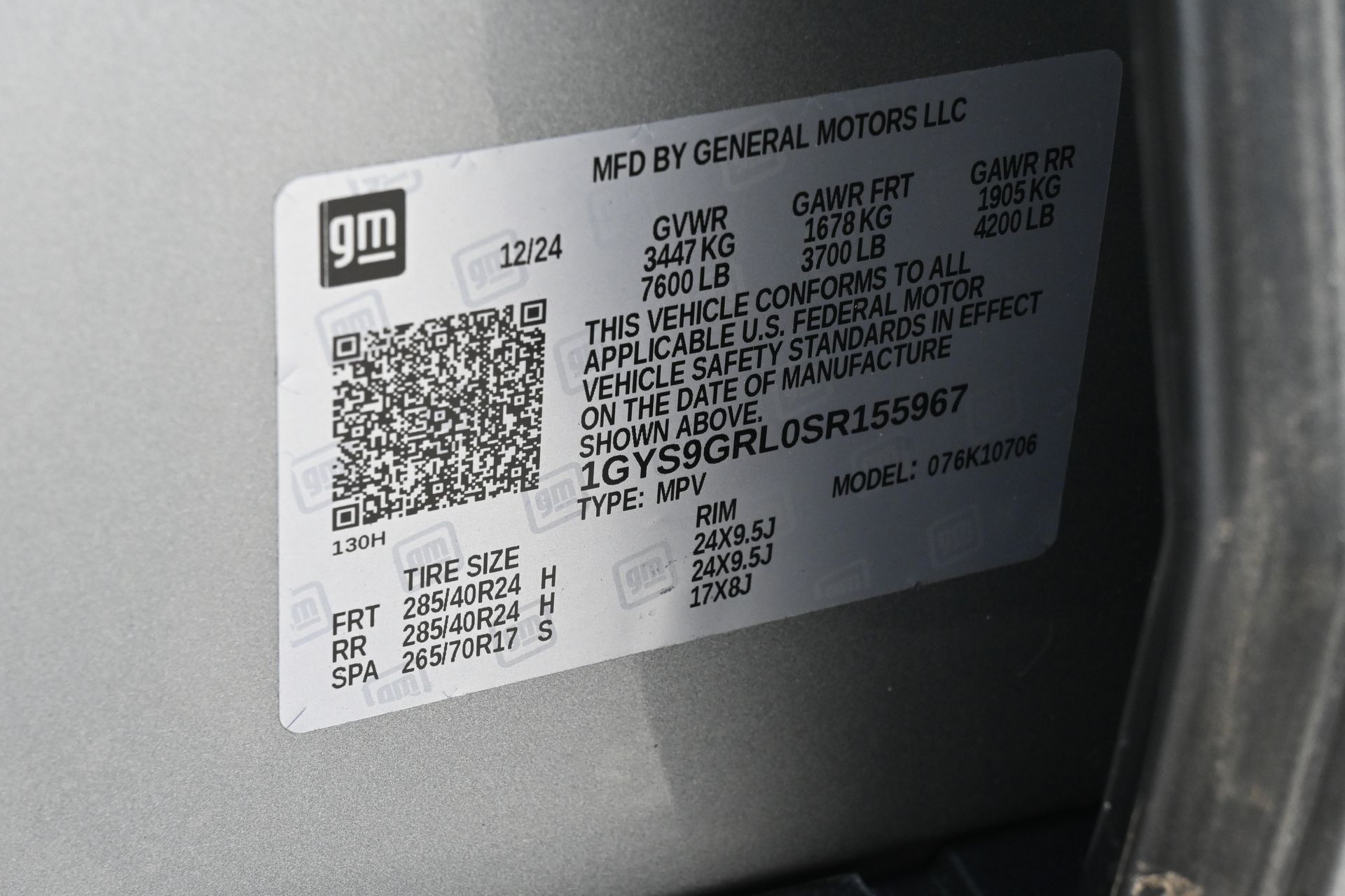2025 Cadillac Escalade Sport Platinum Silver at Bayway Cadillac of The Woodlands