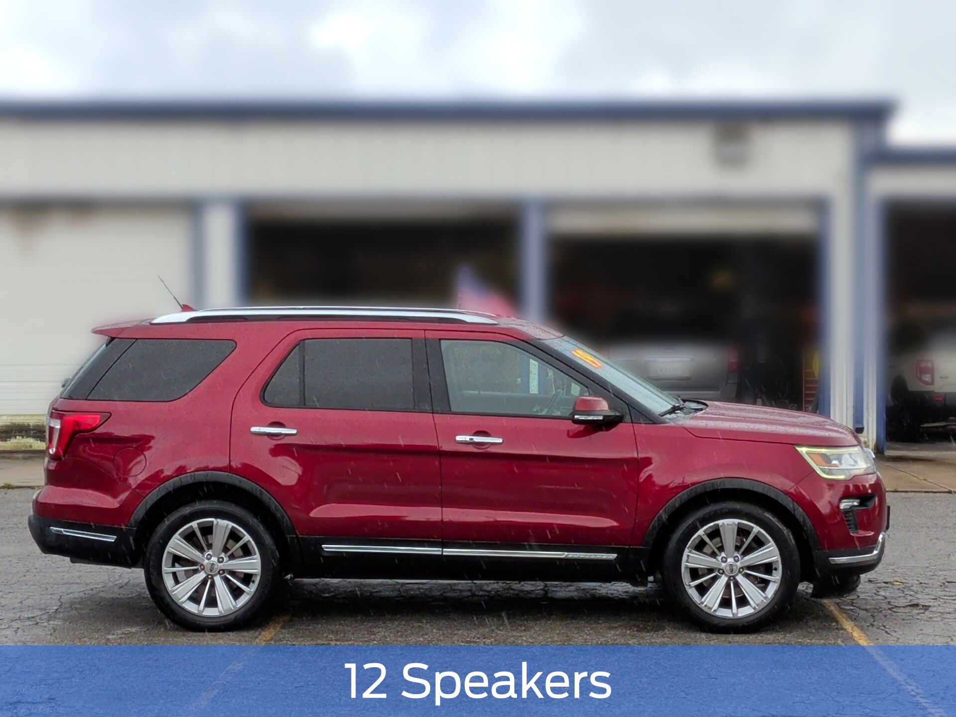 2019 Ford Explorer Limited Red at Autostrade