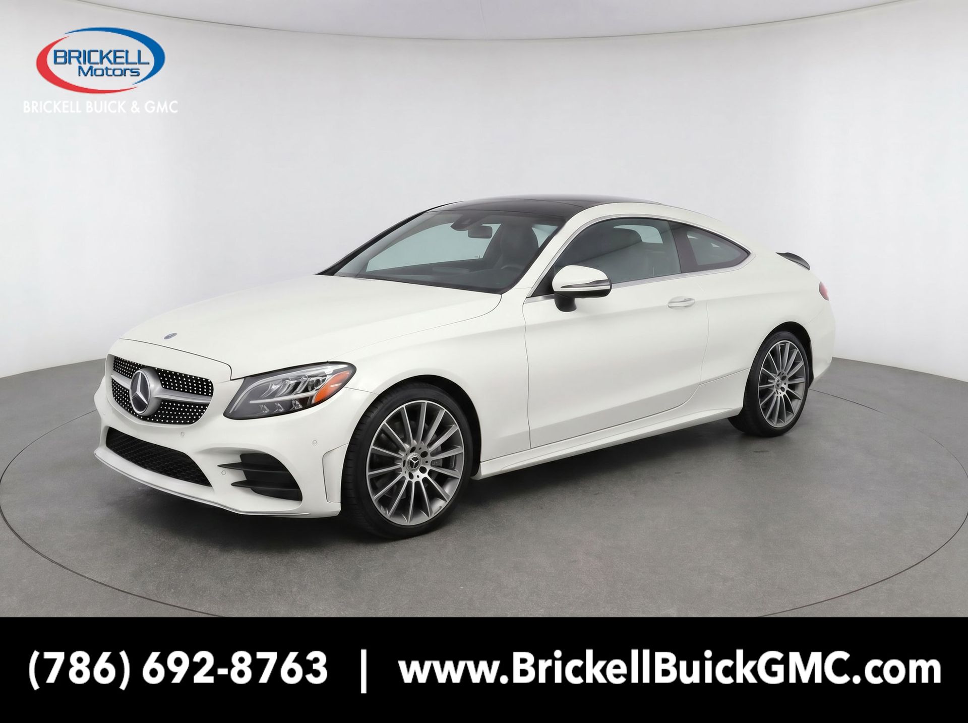 designo Diamond White 2019 Mercedes-Benz C-Class C 300 Coupe RWD Coupe Rear-Wheel Drive 9-Speed Automatic