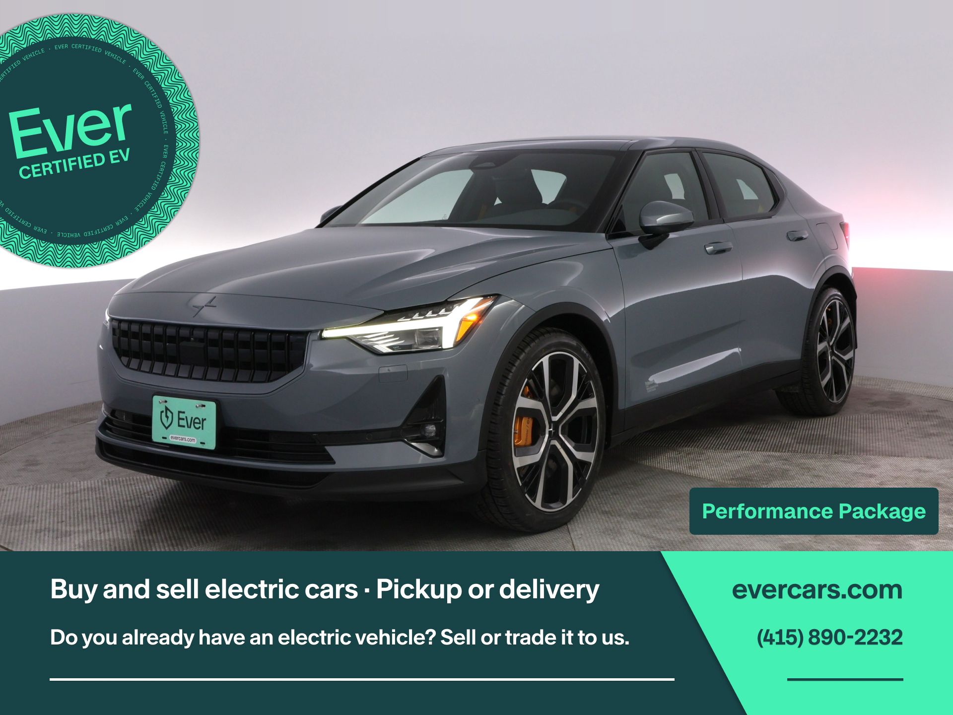 Thunder 2021 Polestar 2 Launch Edition Fastback AWD Sedan All-Wheel Drive 1-Speed Automatic