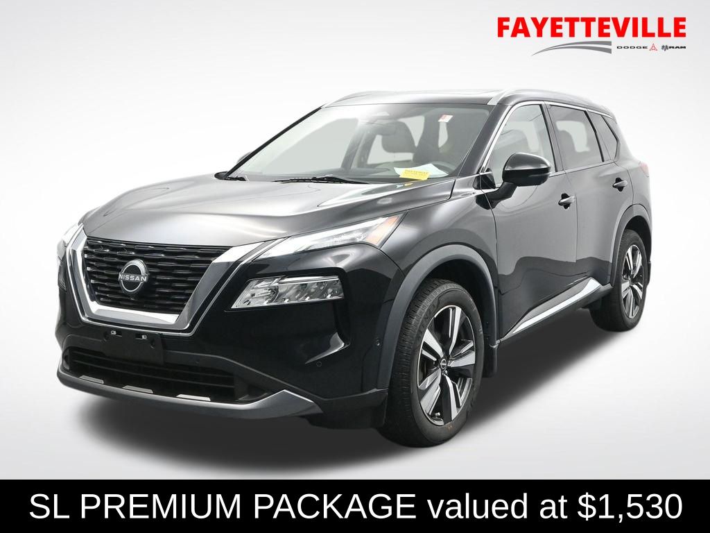 Super Black 2023 Nissan Rogue SUV / Crossover All-Wheel Drive Continuously Variable Transmission