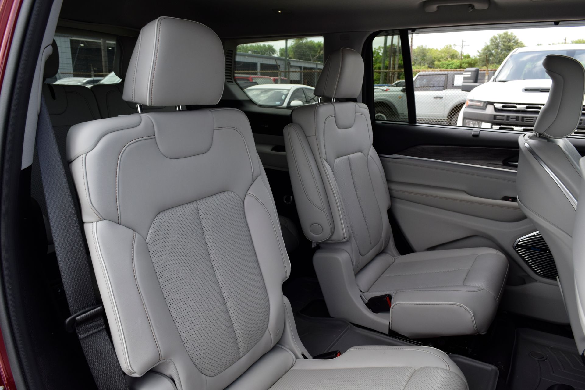 2021 Jeep Grand Cherokee L Overland Red at Bayshore Chrysler Jeep Dodge Ram