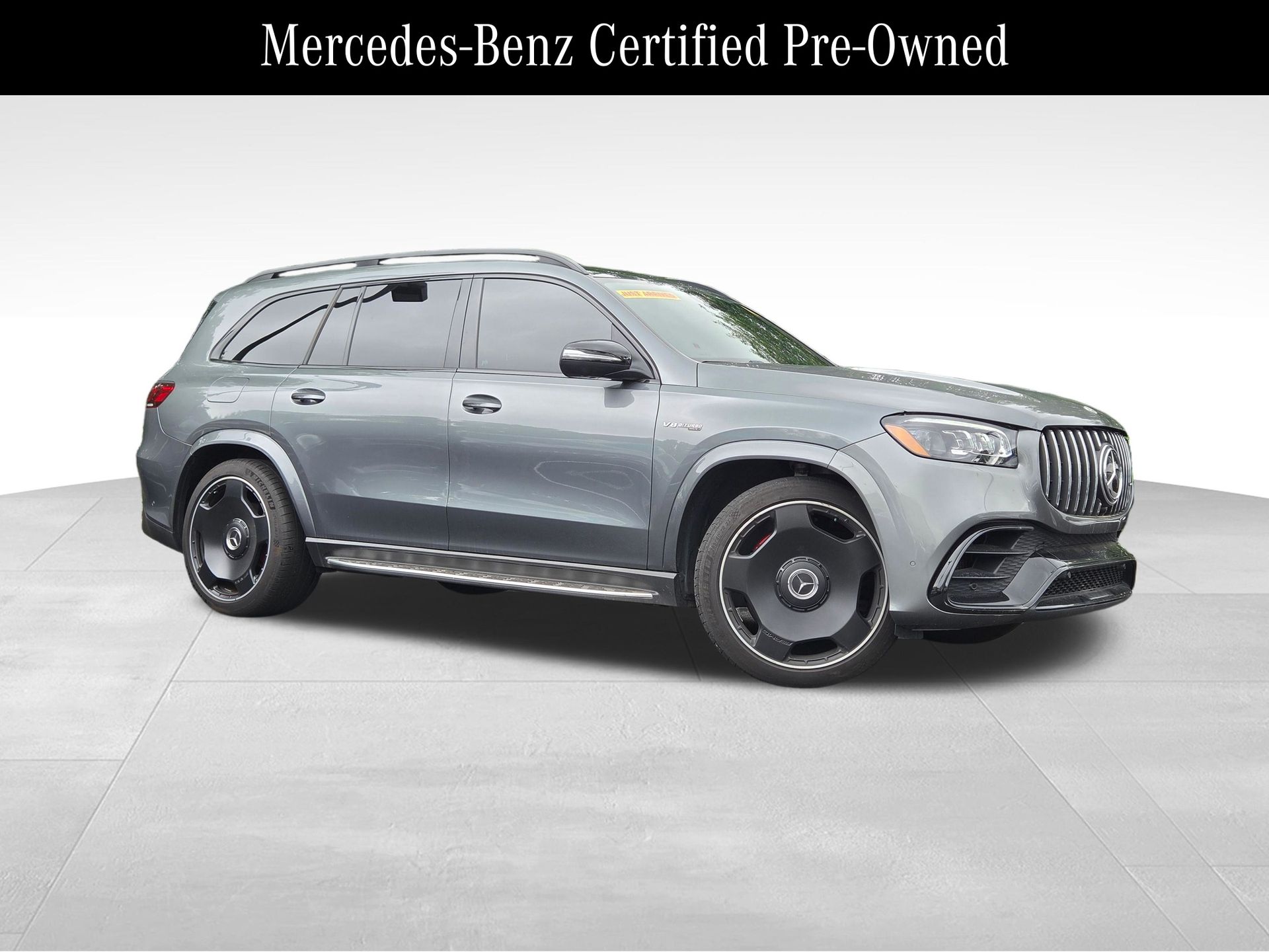 Selenite Gray Metallic 2021 Mercedes-Benz GLS AMG GLS 63 4MATIC AWD SUV / Crossover All-Wheel Drive 9-Speed Automatic